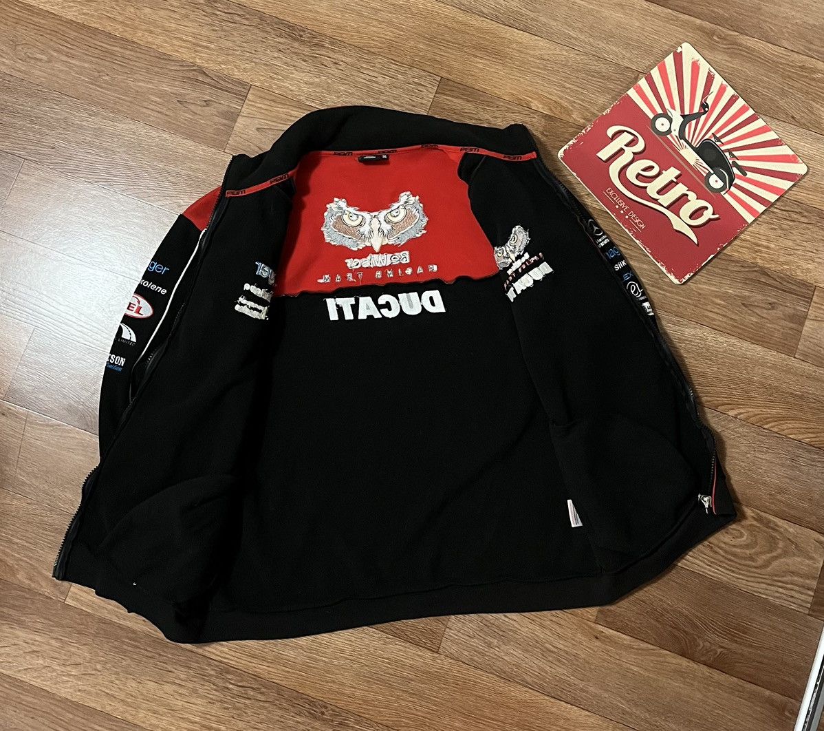 Ducati Vintage Ducati Be Wiser Racing Team Fleece Jacket Size US XXL / EU 58 / 5 - 4 Thumbnail