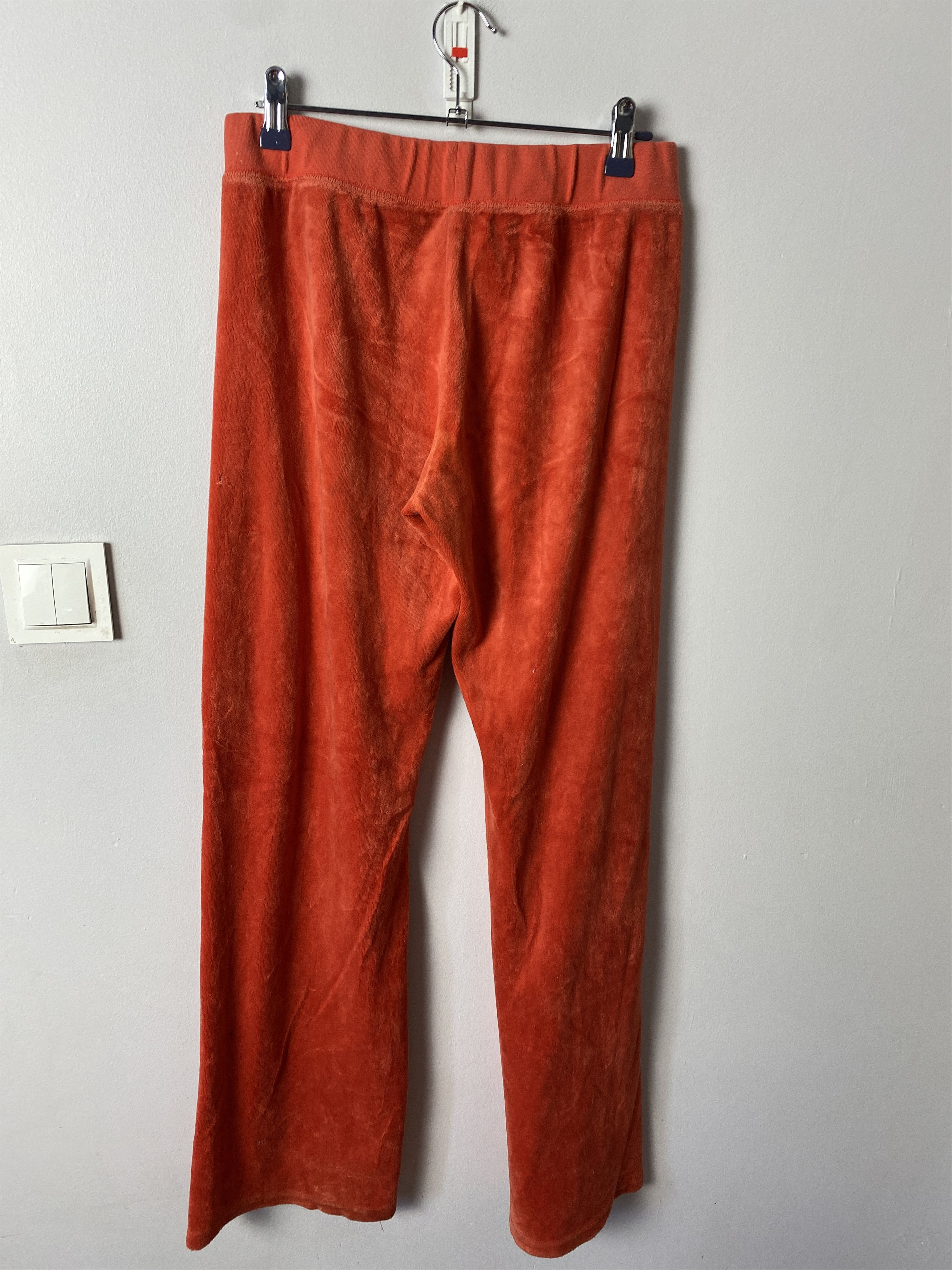Juicy Couture × Vintage Juicy Couture small logo flare velvet sweatpants velour y2k Size 28" / US 6 / IT 42 - 3 Thumbnail
