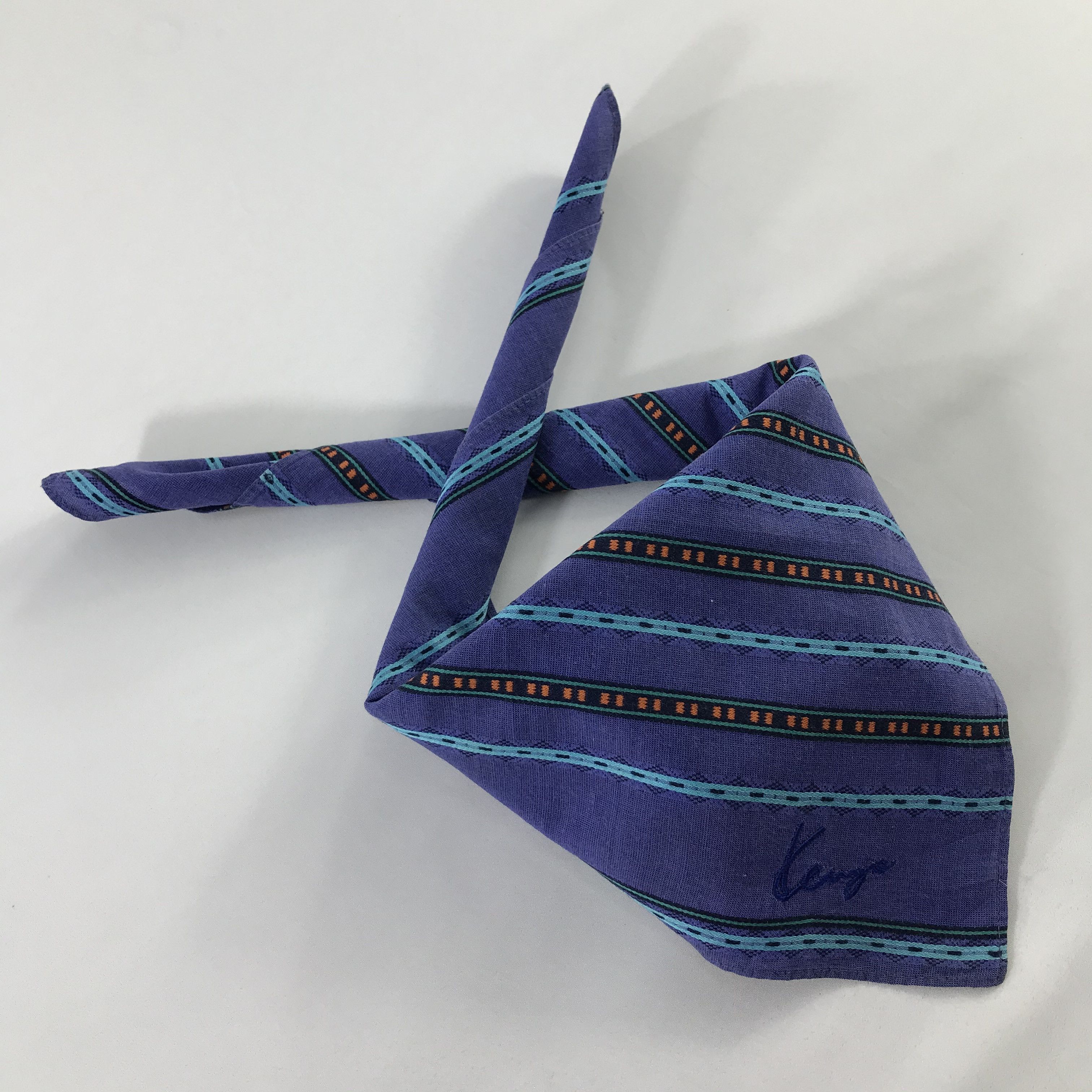 Kenzo × Vintage Kenzo Bandana / Handkerchief / Neckerchief - S551 Size ONE SIZE - 4 Thumbnail