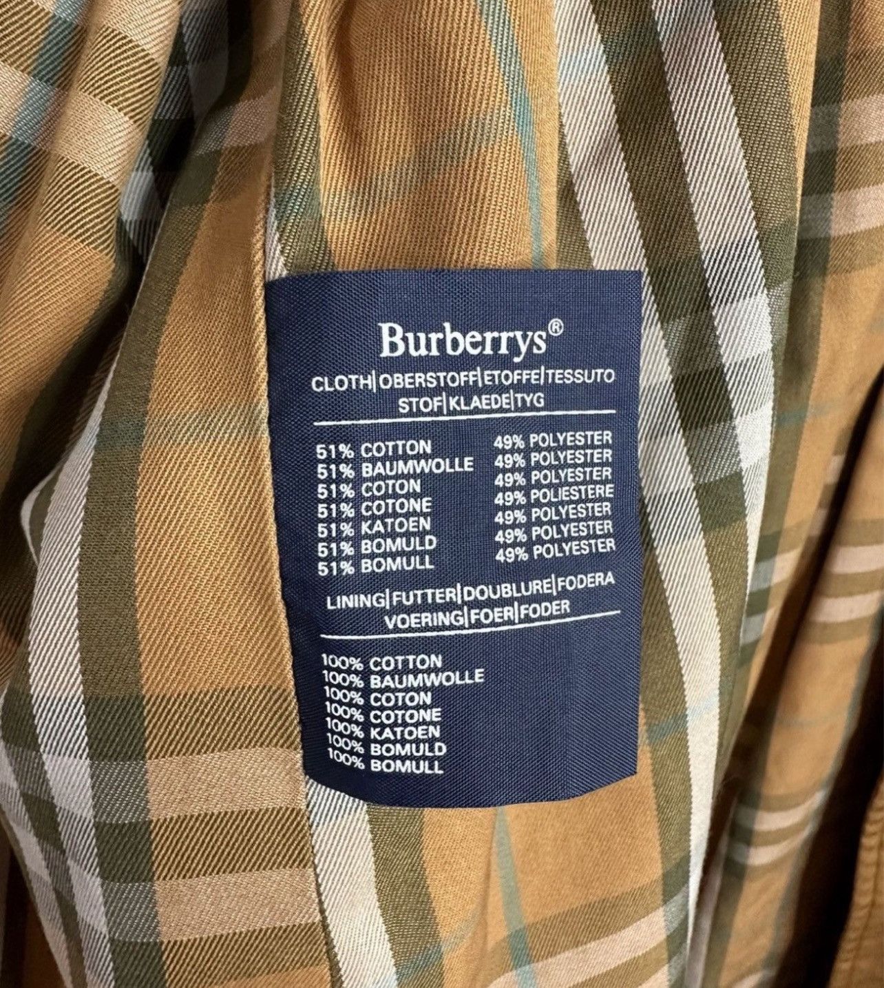 Burberry × Vintage Vintage Luxury Burberry Trench Coat Size M / US 6-8 / IT 42-44 - 7 Thumbnail