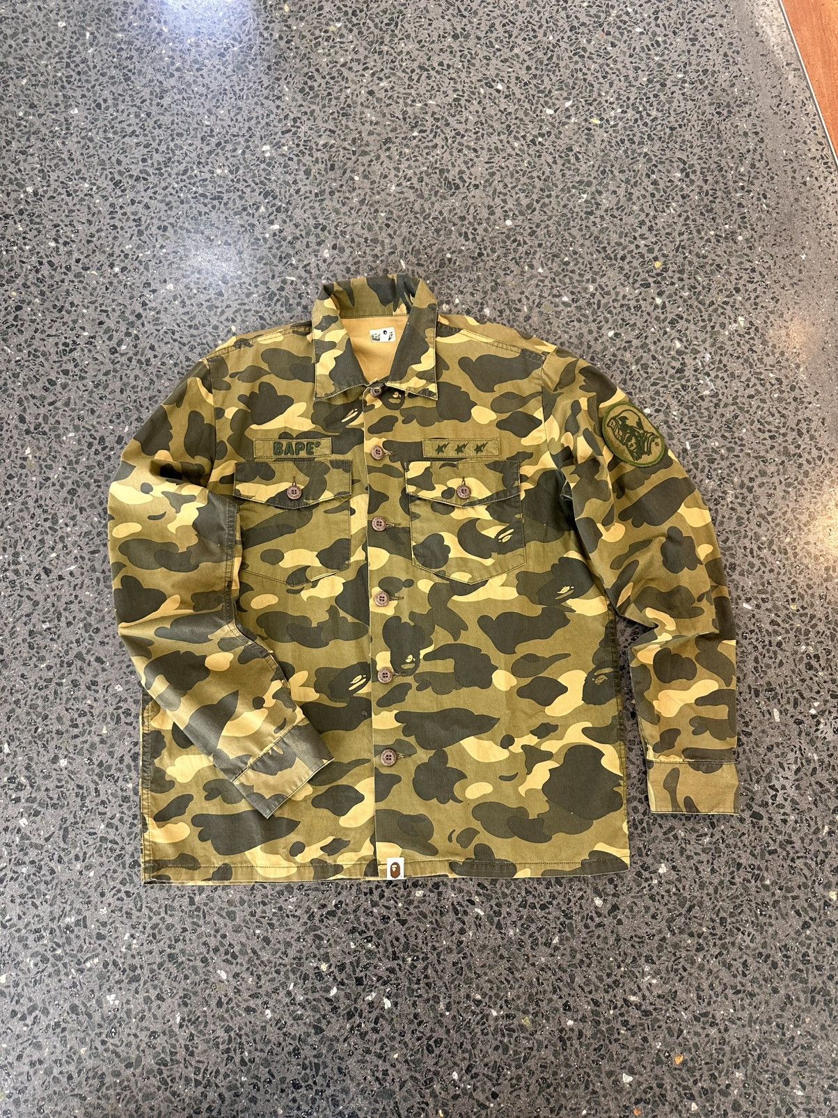 Bape Bape military long sleeve shirt Size US M / EU 48-50 / 2 - 3 Thumbnail