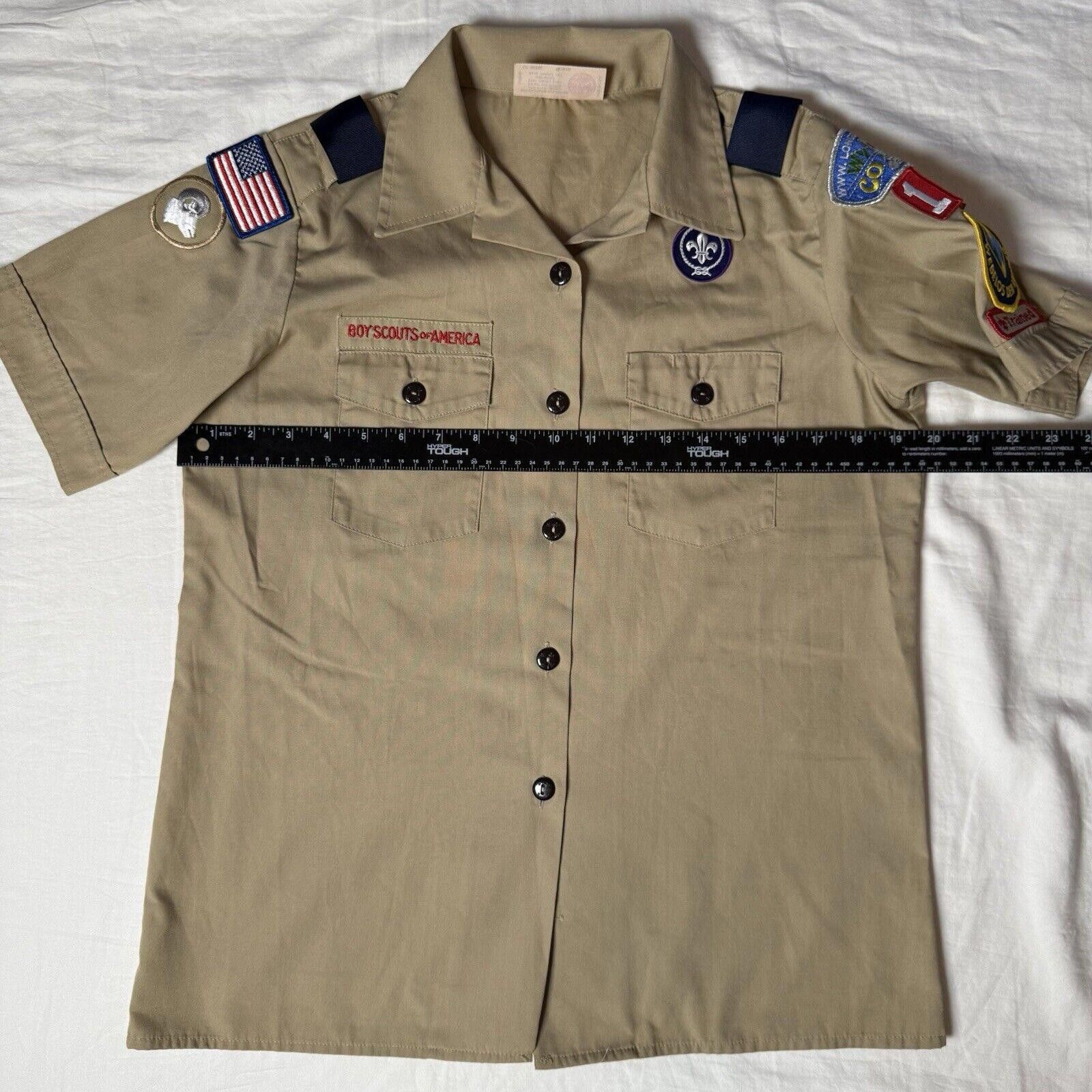Designer Rare Boy Scouts Den Leader Official Blouse Sz M Longs Peak Size US XXS / EU 40 - 8 Thumbnail