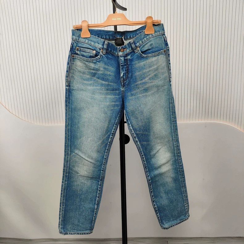 Yves Saint Laurent Yves Saint Laurent YSL Blue Denim Jeans Size 30-2506 Size US 30 / EU 46 - 1 Thumbnail