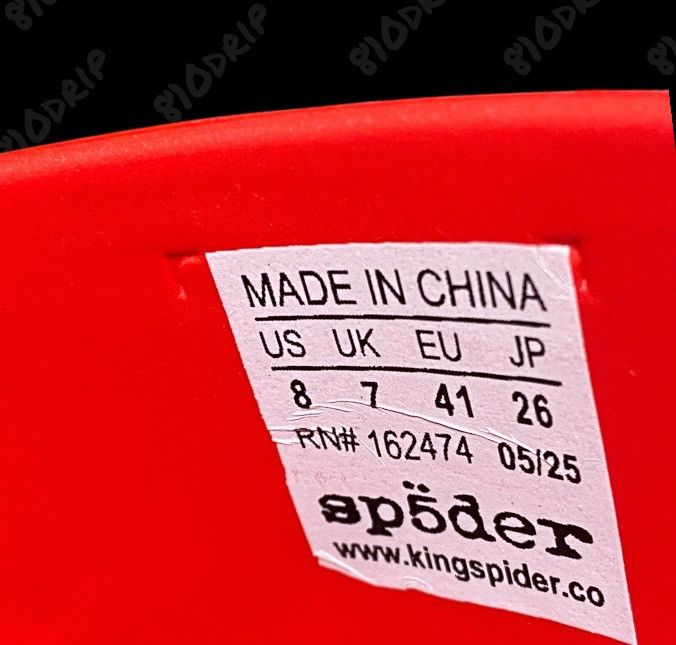 Sp5der Sp5der Enzo Slides Red (8M) Size US 8 / EU 41 - 9 Thumbnail