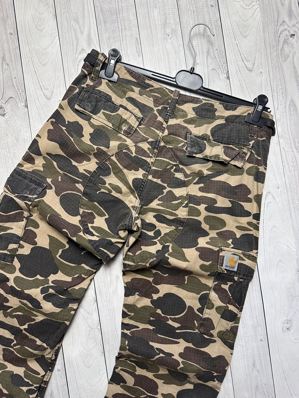 Vintage Vintage Carhartt Wip camo pants aviator rare size 30/32 Size US 30 / EU 46 - 3 Thumbnail