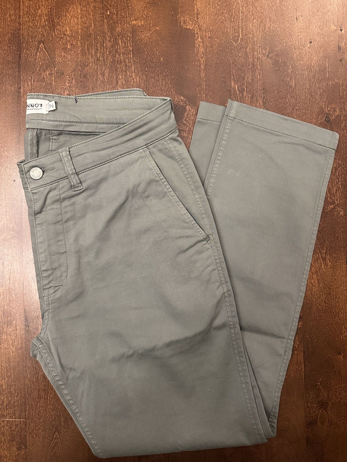 NN07 NN07 Marco Chinos Foam Green Size US 31 - 1 Thumbnail