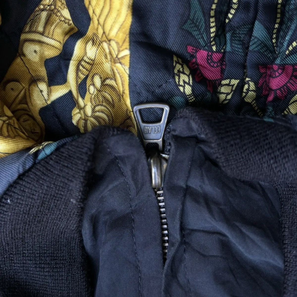 Hermes Vintage Hermes "Torana" Silk Bomber Jacket Size US S / EU 44-46 / 1 - 16 Thumbnail