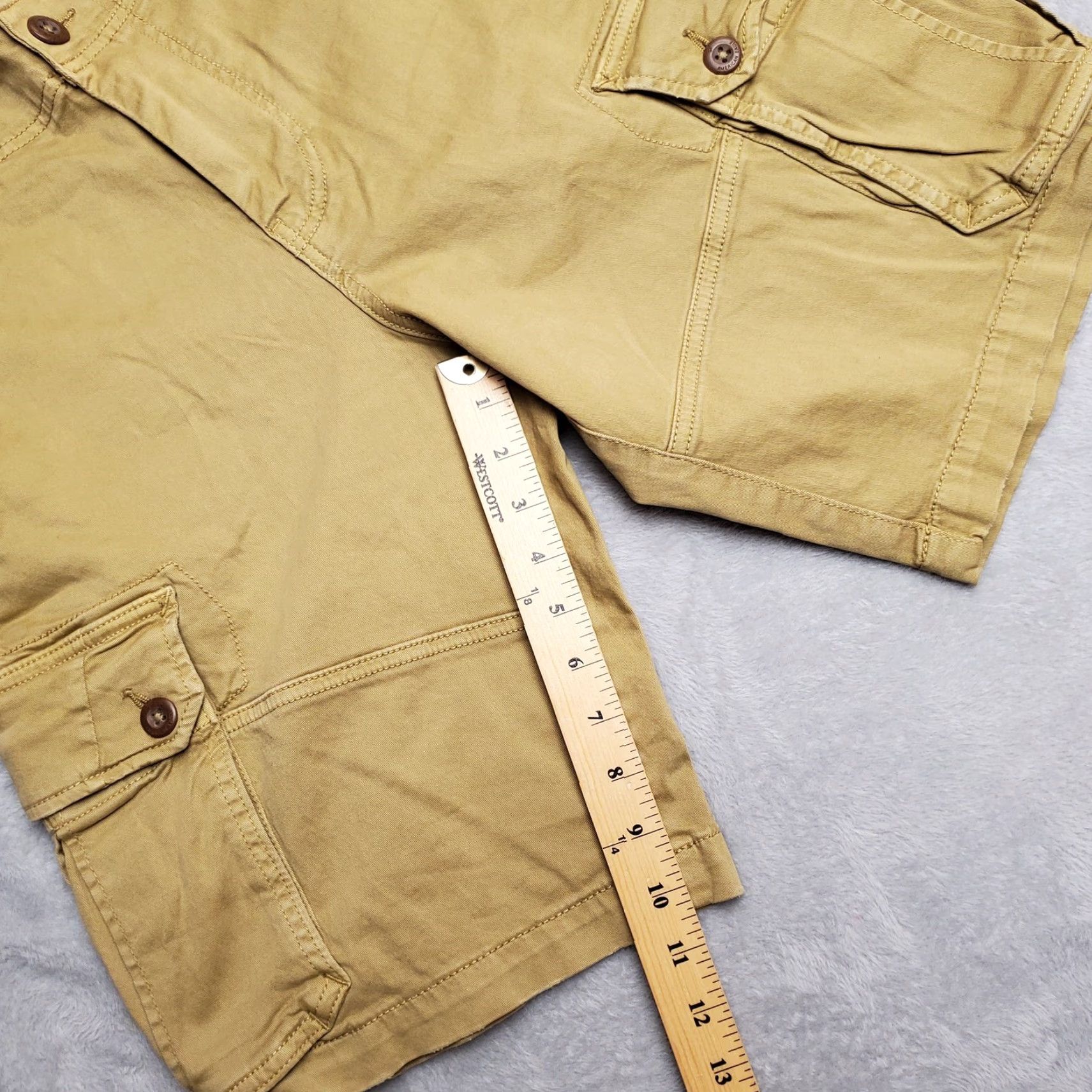 American Eagle Outfitters American Eagle Outfitters Shorts Men 28 Khaki Cargo Stretch Twill Outdoor Casual Size US 28 / EU 44 - 5 Thumbnail