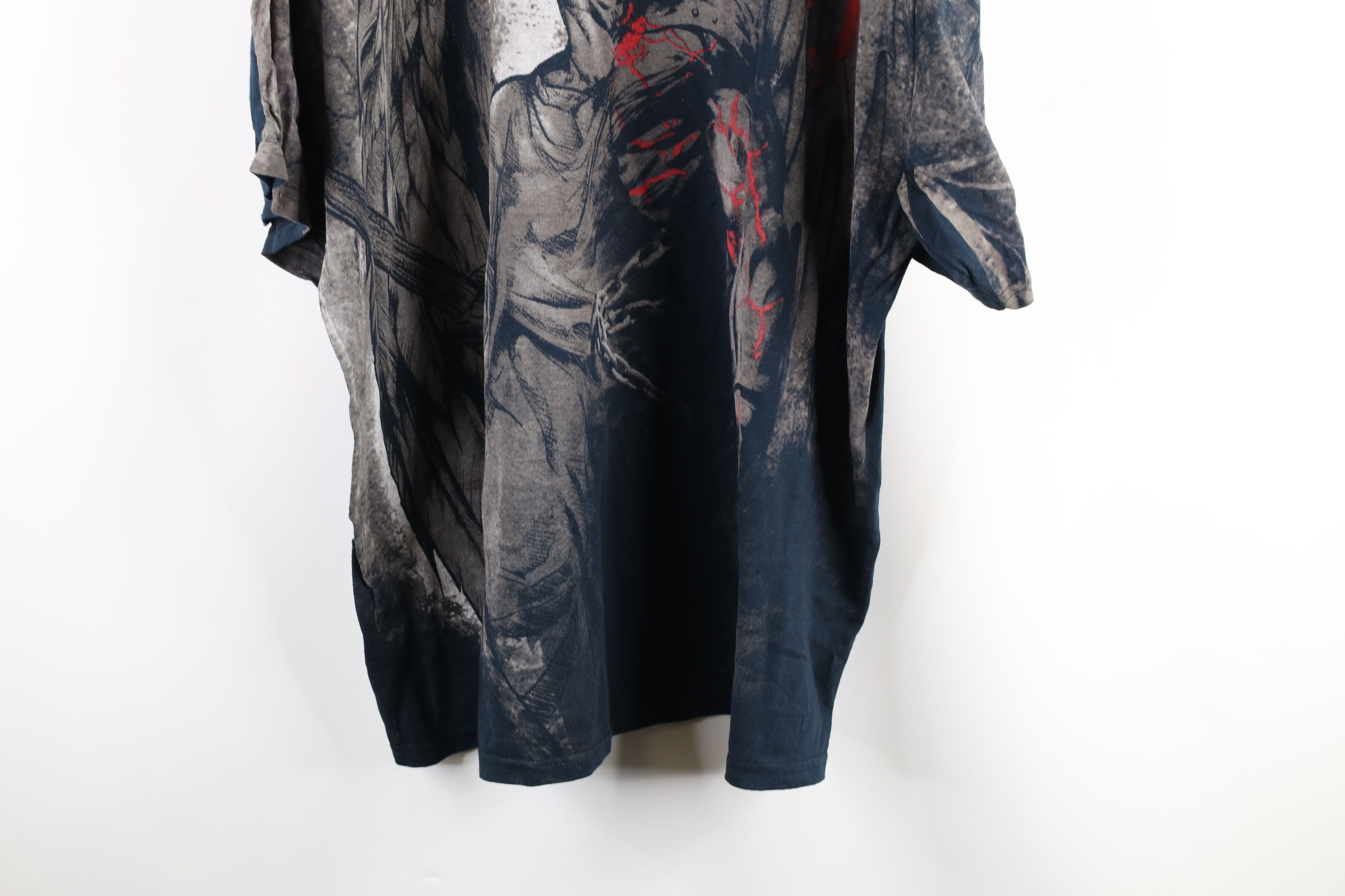 Vintage Vintage MMA Archangel Sword Fighting Short Sleeve T-Shirt Size US XXL / EU 58 / 5 - 3 Thumbnail
