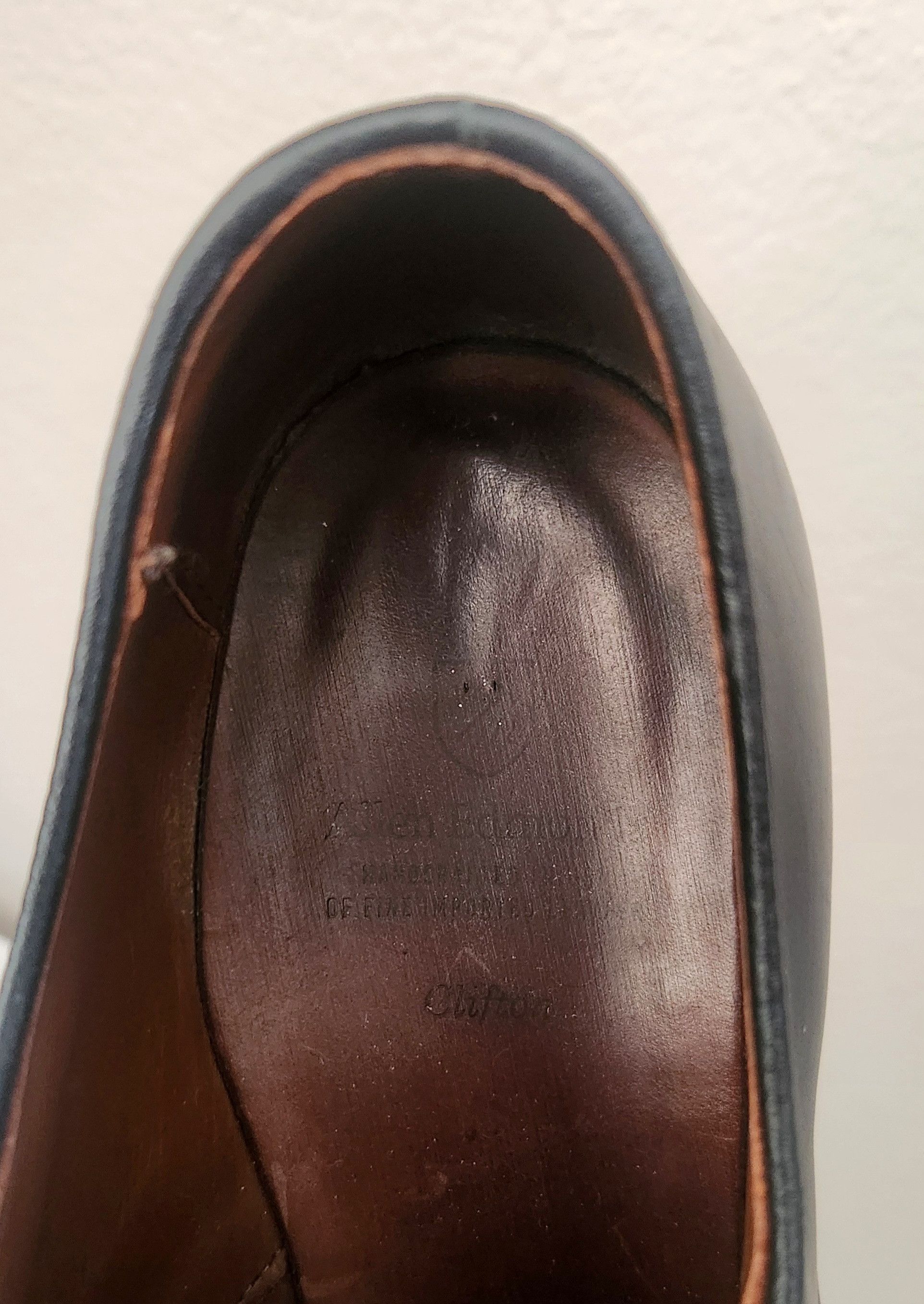 Allen Edmonds ALLEN EDMONDS Clifton Black Men 10.5 E Leather Shoes Cap Toe Size US 10.5 / EU 43-44 - 7 Thumbnail
