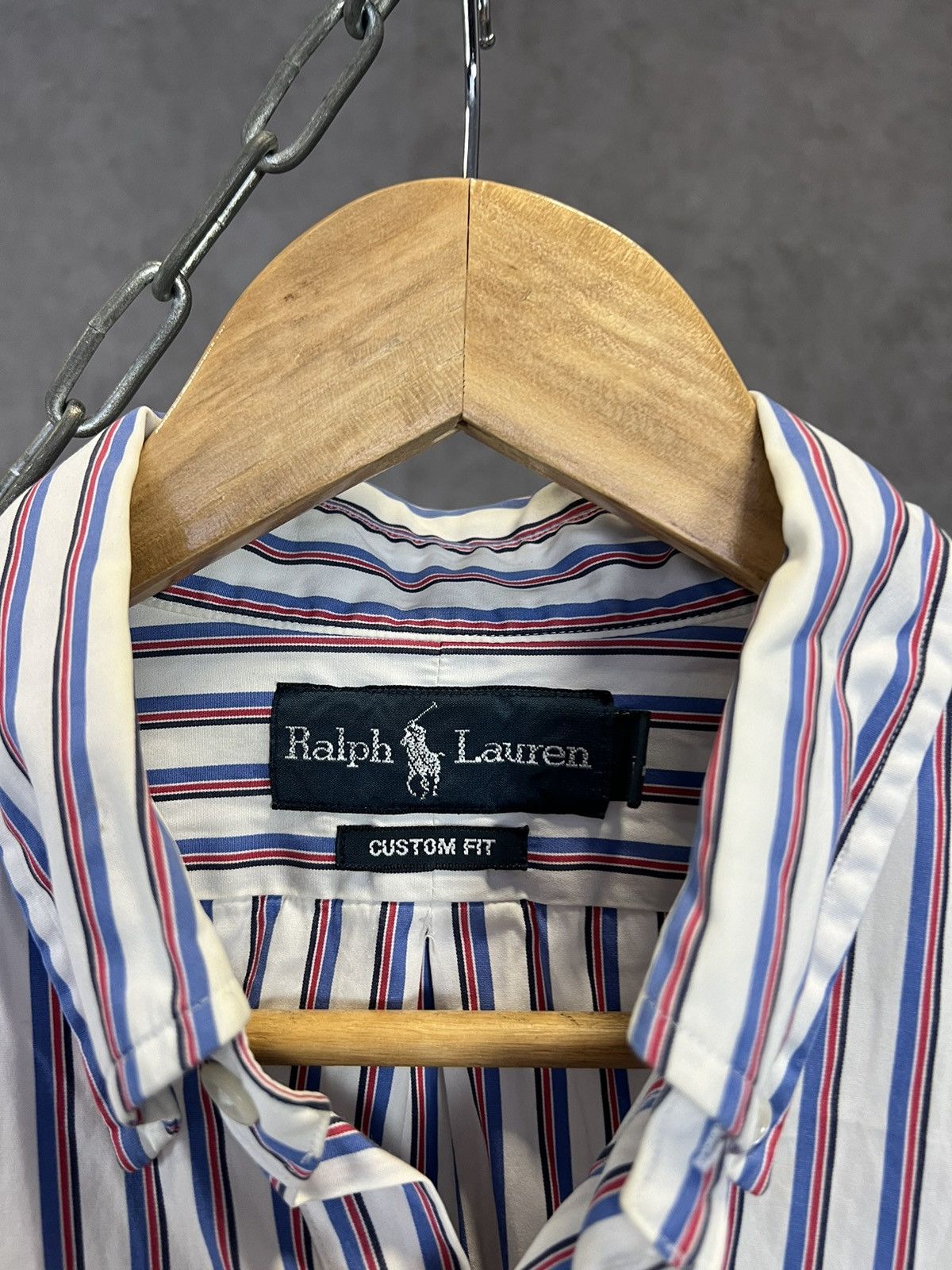 Designer × Polo Ralph Lauren × Vintage Polo Ralph Lauren vintage designer logo striped shirt Size US M / EU 48-50 / 2 - 5 Thumbnail