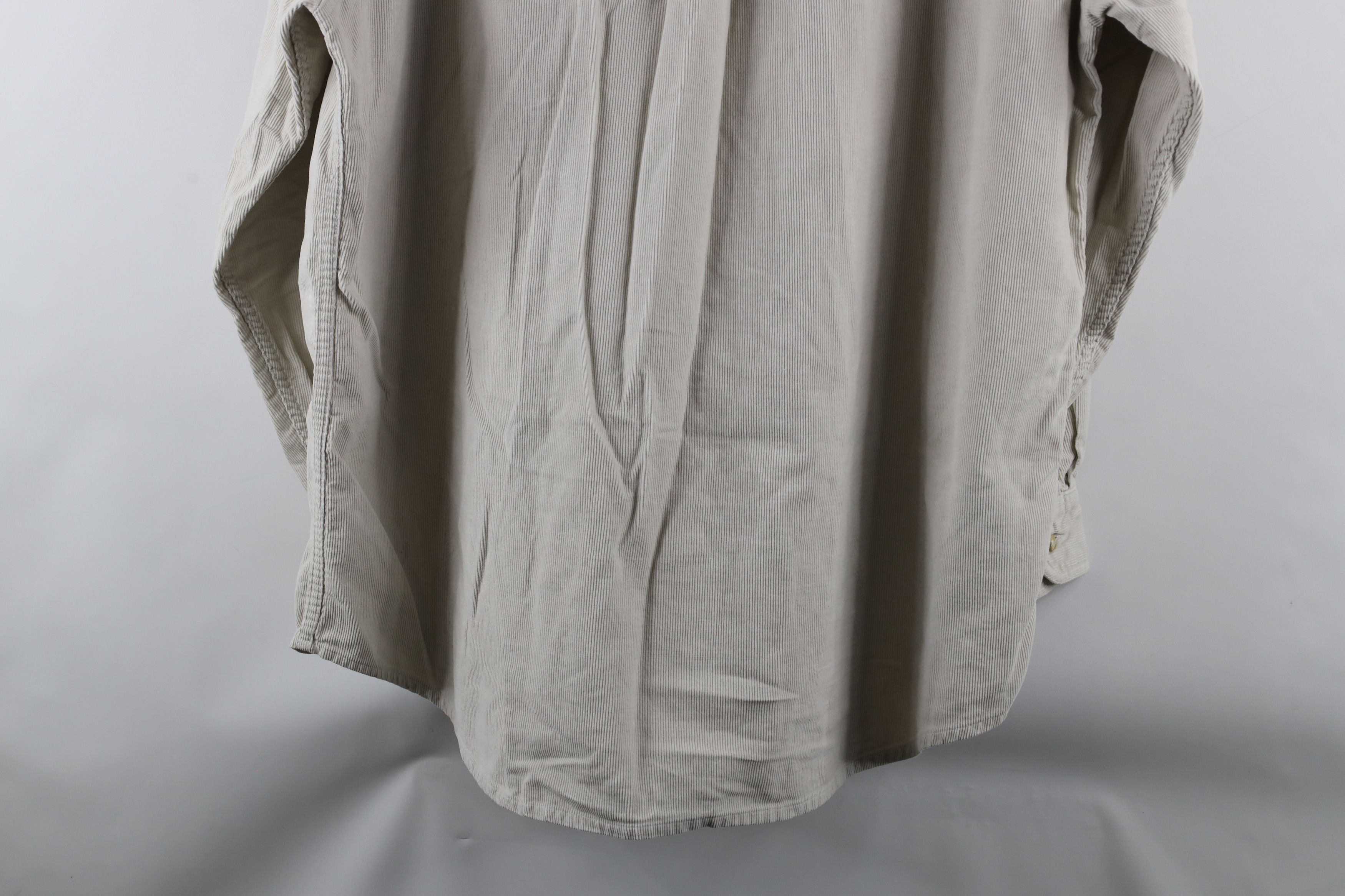 Vintage Vintage 90s Streetwear Collared Button Down Shirt Gray Size US XL / EU 56 / 4 - 8 Thumbnail