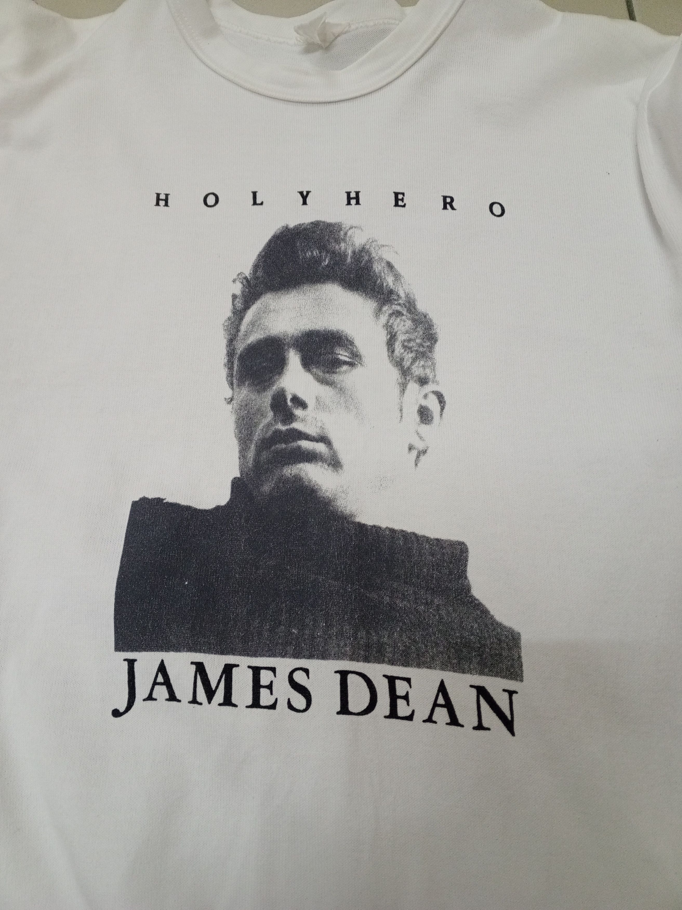 Band Tees × James Jean × Vintage Vintage James Dean Holyhero Long Sleeve Shirt Size US L / EU 52-54 / 3 - 2 Thumbnail
