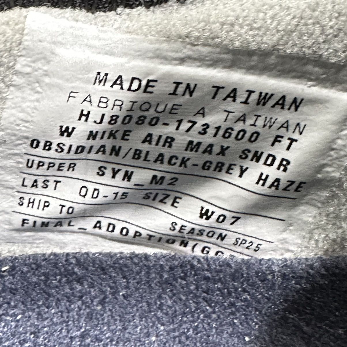 Nike SAMPLE Unreleased Nike Air Max Sunder Obsidian Size US 7.5 / IT 37.5 - 8 Thumbnail