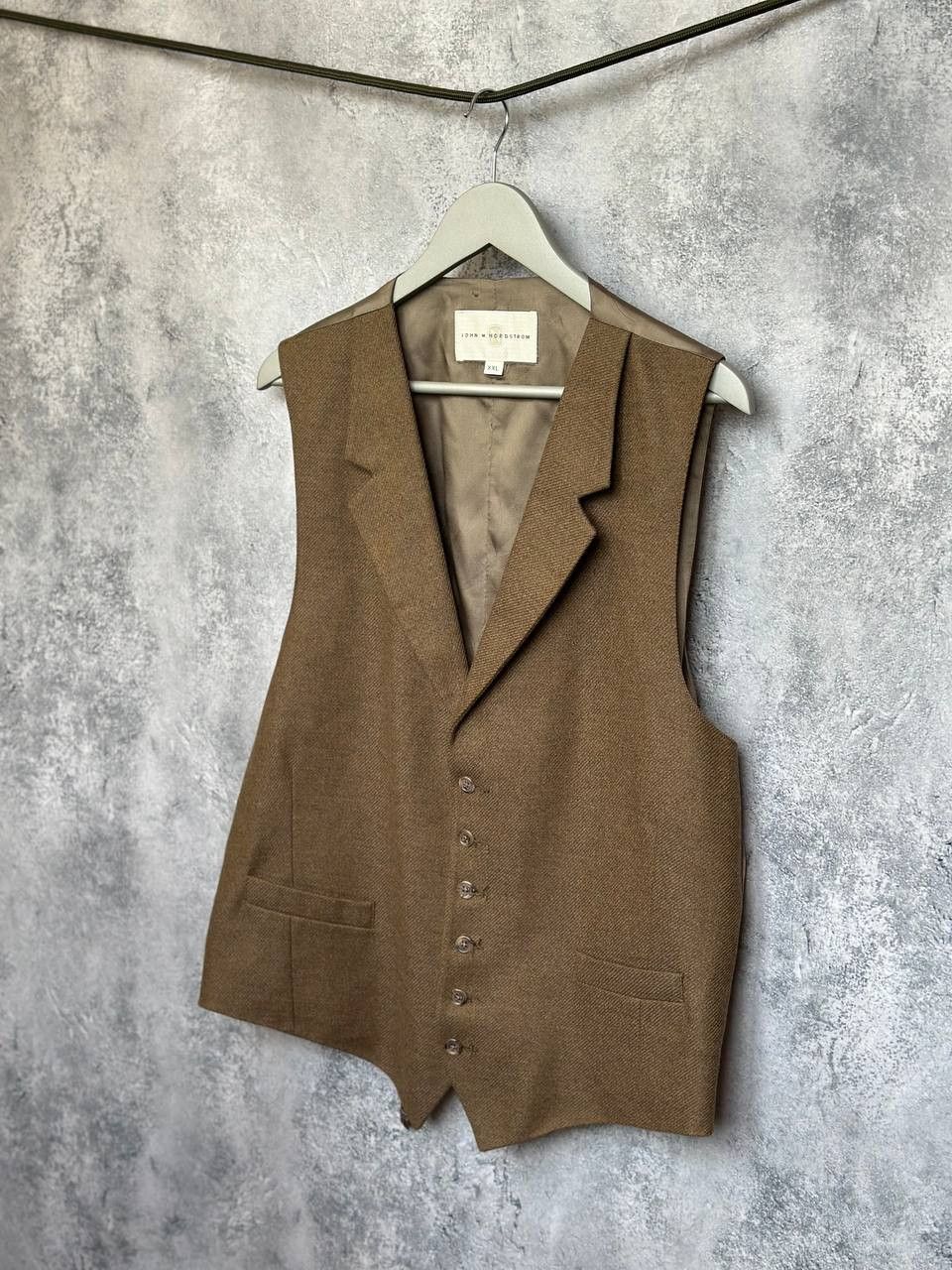 Nordstrom John W. Nordstrom Wool Cashmere Vest USA Vintage Classic Size 54R - 2 Thumbnail