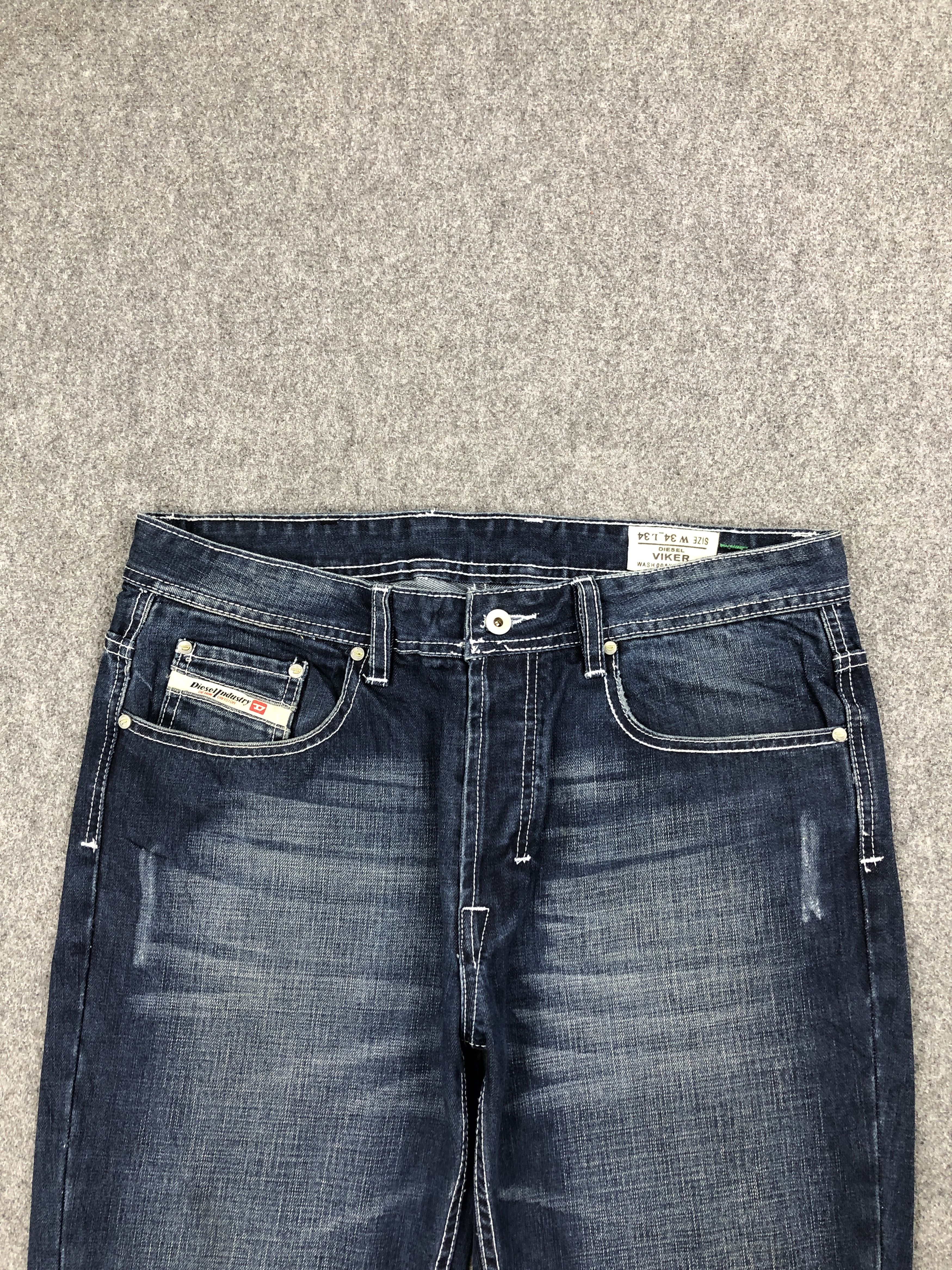 Diesel Vintage Diesel Seditionaries Style Cropped Jeans DP2479 Size US 33 - 2 Thumbnail