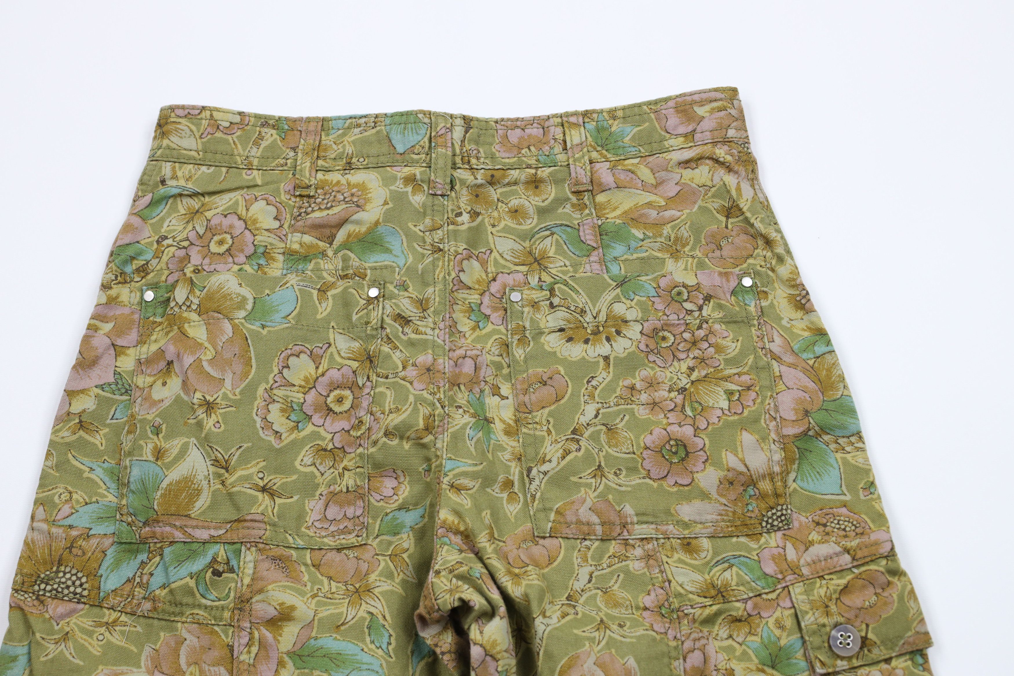 Anthropologie × Vintage Anthropologie All Over Print Cropped Balloon Cargo Pants Size 27" / US 4 / IT 40 - 9 Thumbnail