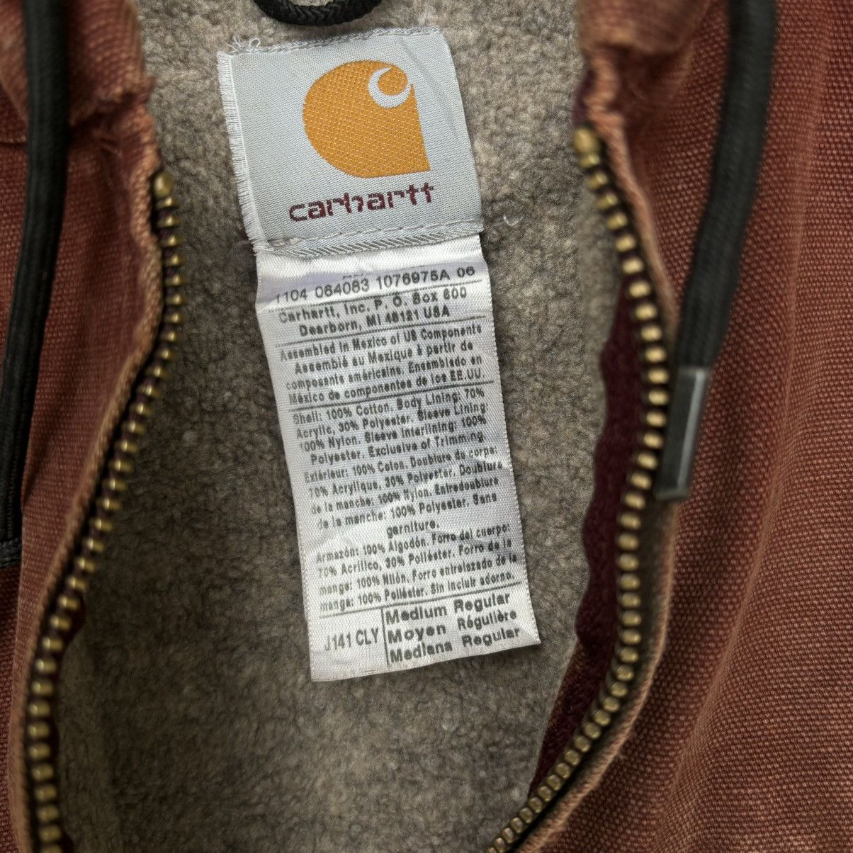 Carhartt × Vintage Rare💥Vintage Carhartt Sherpa lined hooded Jacket J141 CLY Size US M / EU 48-50 / 2 - 4 Thumbnail