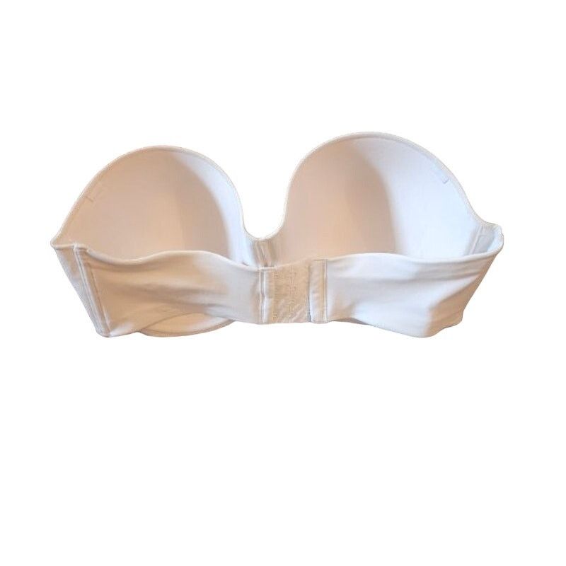 Maiden Noir Maidenform White Strapless Bra Size 36DD Size XS / US 0-2 / IT 36-38 - 2 Thumbnail