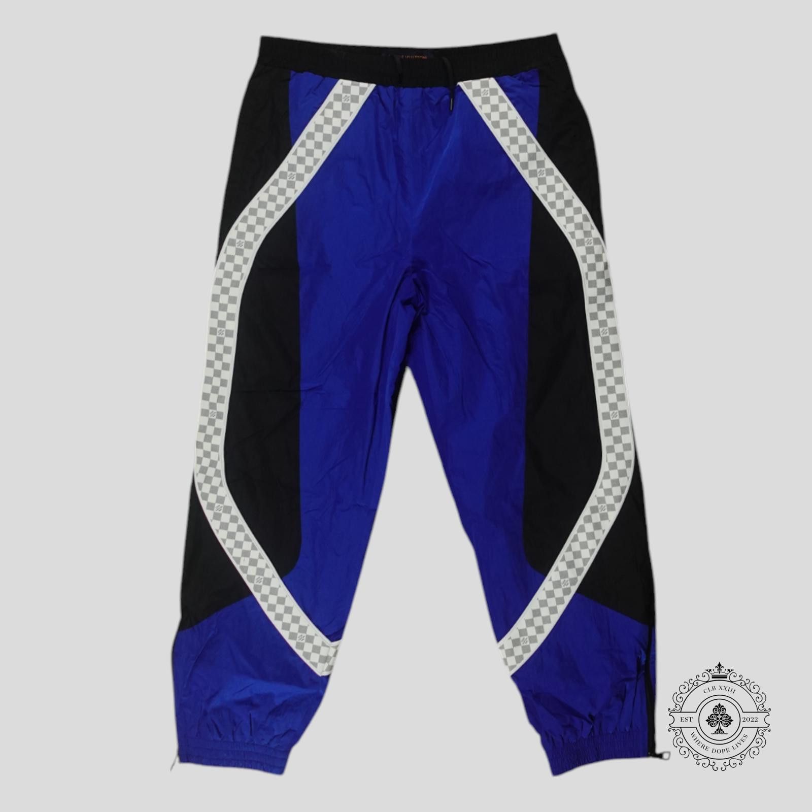 Louis Vuitton Louis Vuitton Nylon Trackpants in Blue Size US 40 / EU 56 - 1 Thumbnail