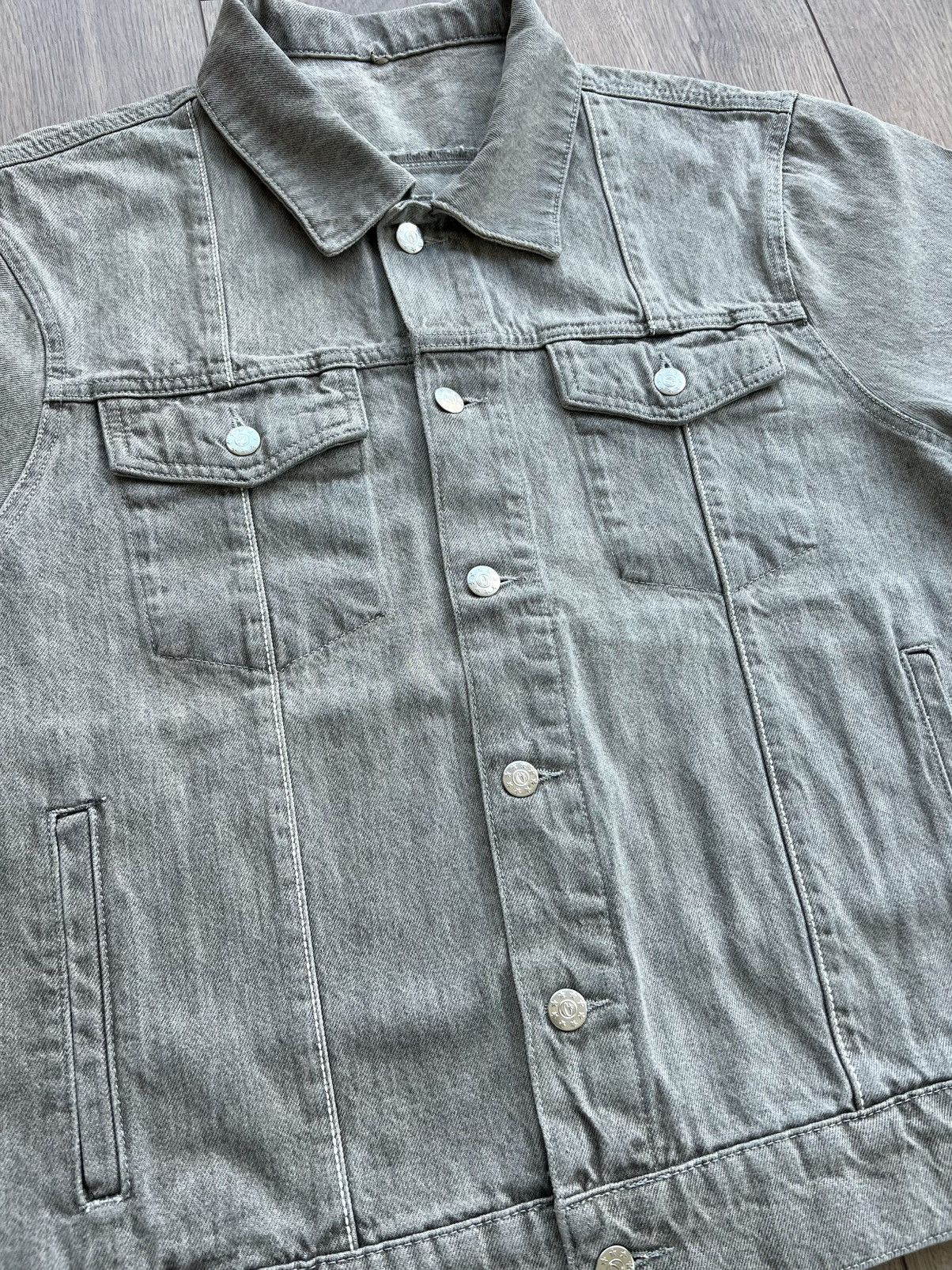 Corteiz Sample Corteiz C-Star Gray Denim Jacket Medium Size US M / EU 48-50 / 2 - 9 Thumbnail