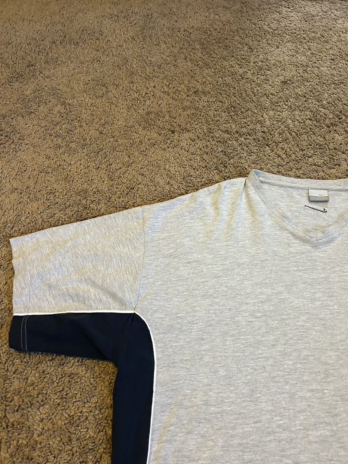 Nike Grey and blue vintage Nike t-shirt Size US XXL / EU 58 / 5 - 3 Thumbnail