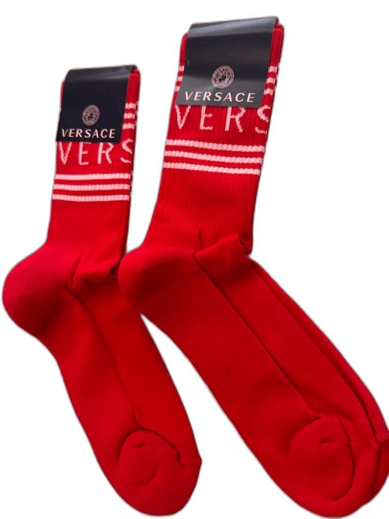 Versace Versace Men's Socks in Red Color | Grailed