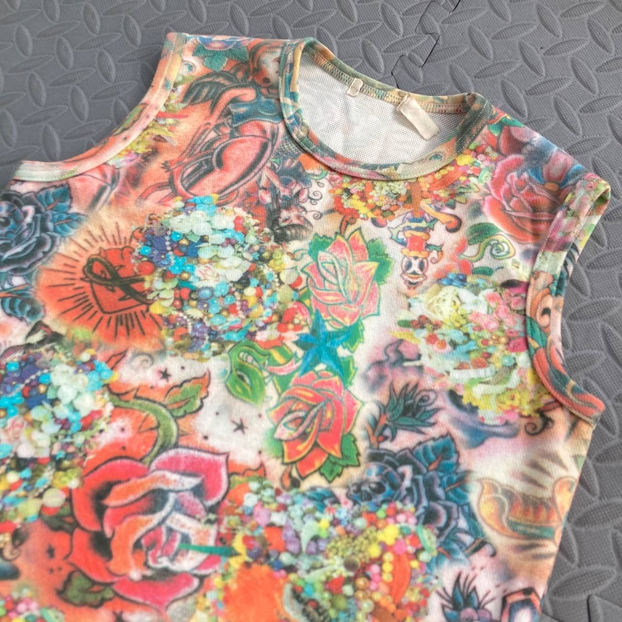 Comme des Garcons S/S04 Ruriko Murayama Tattoo Printed Tank Top Size S / US 4 / IT 40 - 8 Thumbnail