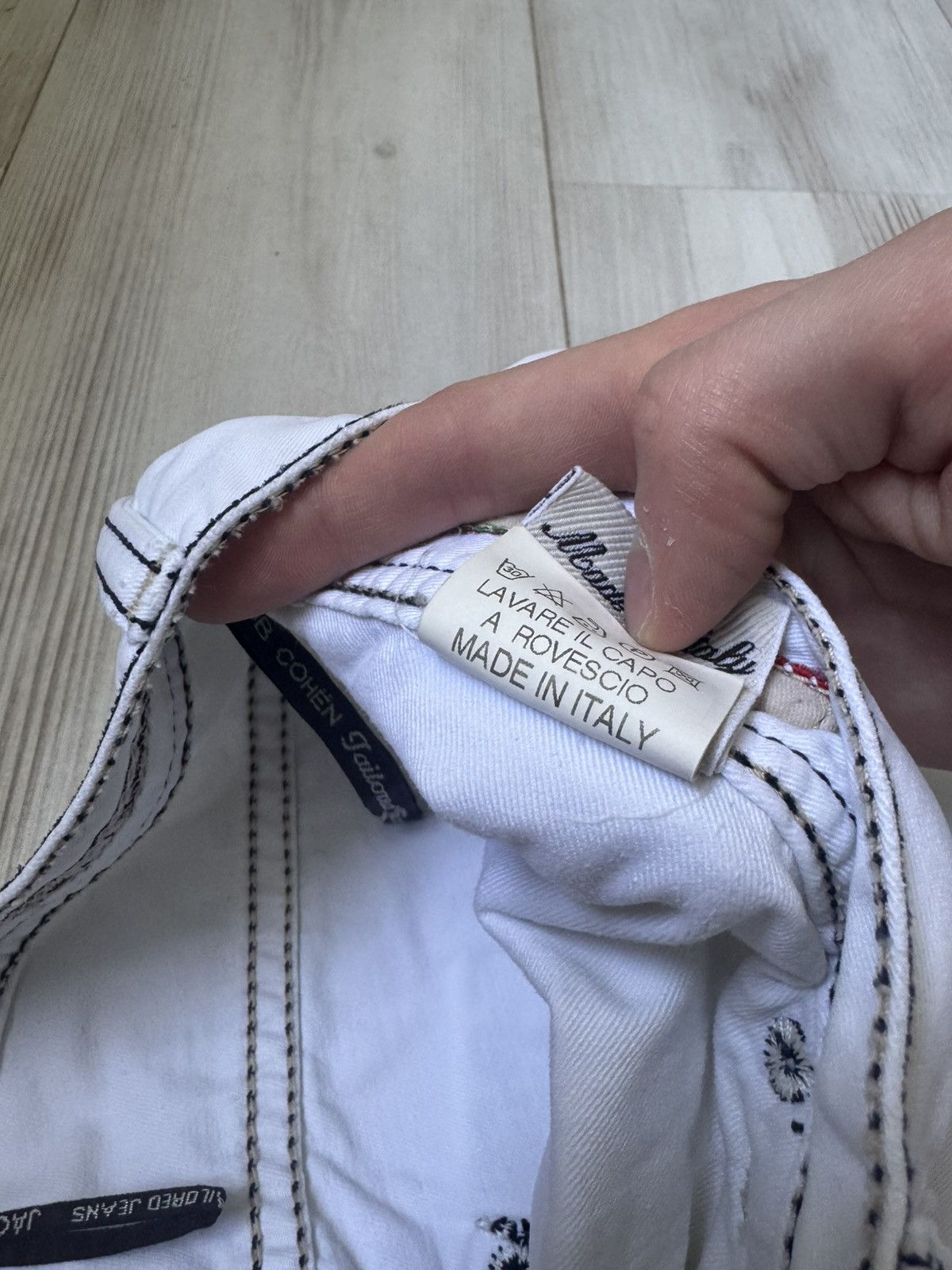 Designer × Jacob Cohen Jacob Cohen denim white jeans made in Italy Luxury designer Size US 36 / EU 52 - 10 Thumbnail