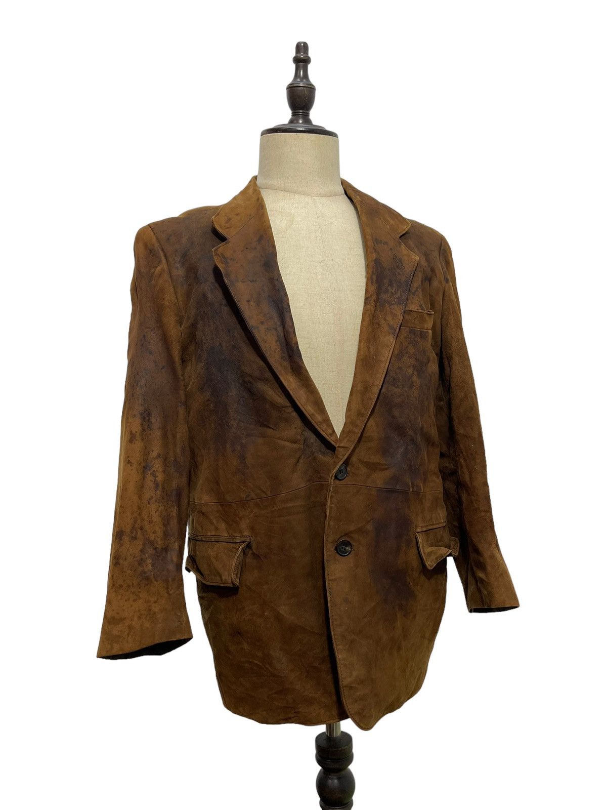 Christian Dior Monsieur Sheepskin Leather Blazer Christian Dior Vtg 90s 5🟩5 Size US L / EU 52-54 / 3 - 2 Thumbnail
