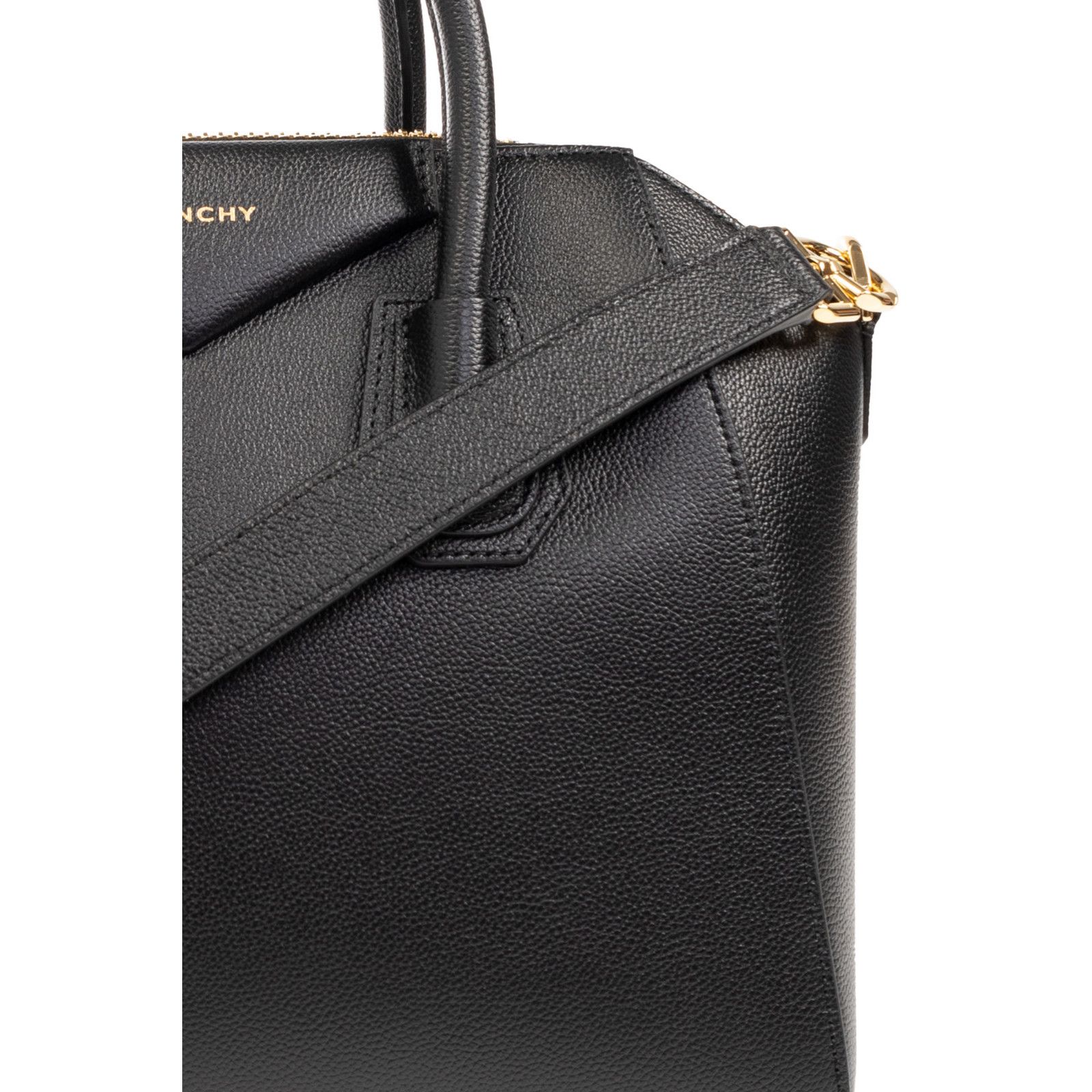 Givenchy GIVENCHY Small Antigona Black Grained Leather Top Handle Bag Size ONE SIZE - 5 Thumbnail