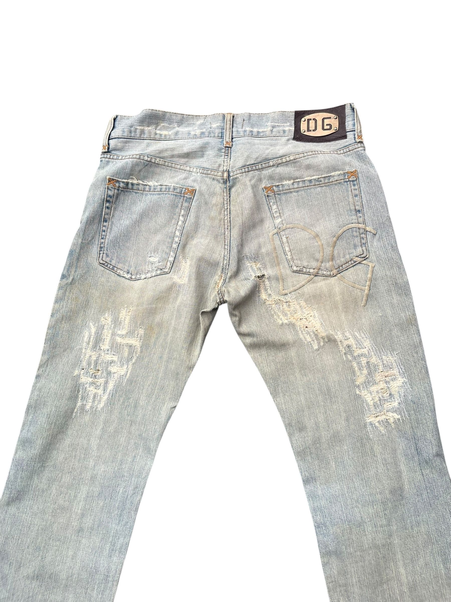 Dolce & Gabbana Dolce & Gabbana Distresed Denim Size US 35 - 4 Thumbnail