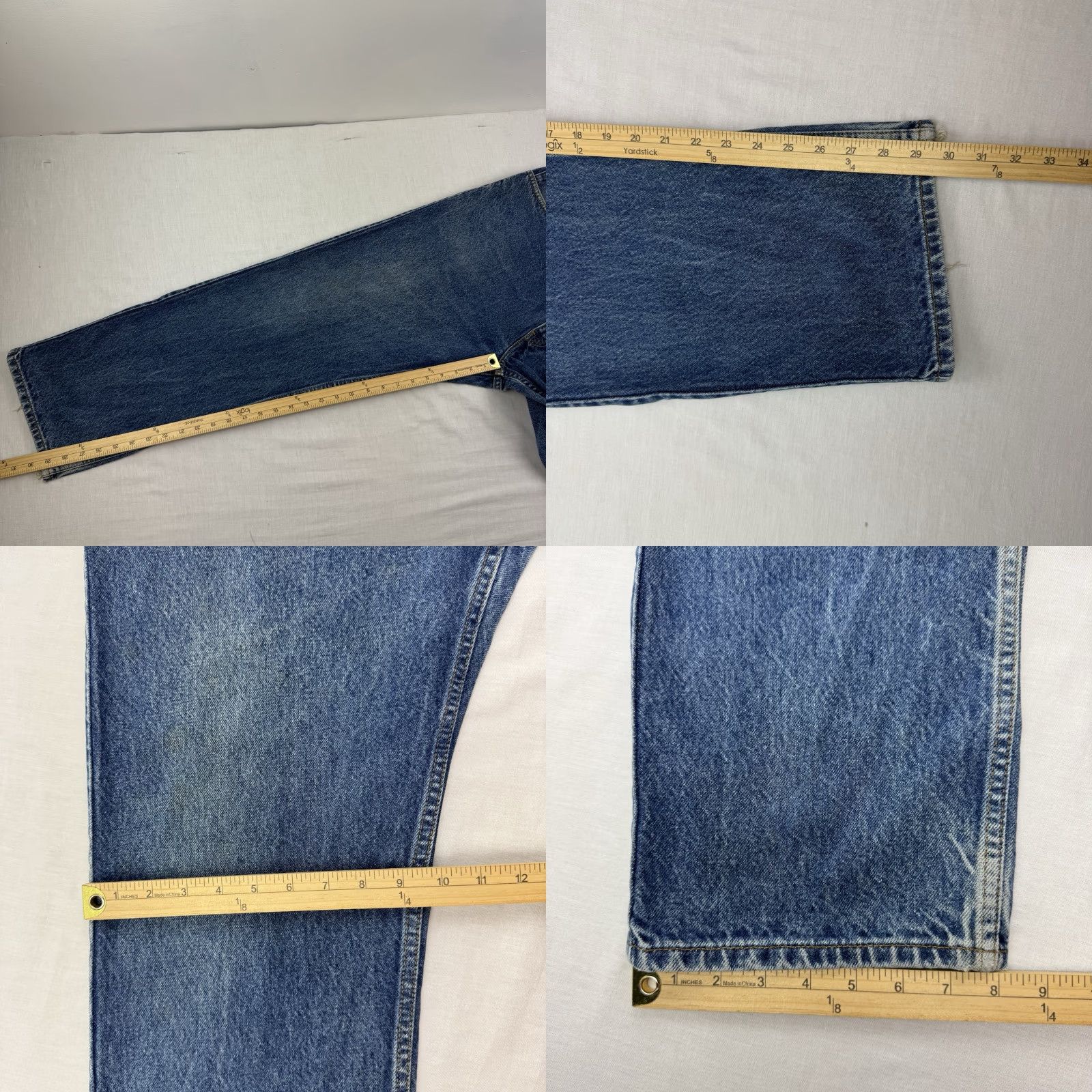 Levi's Vintage Levis Jeans Adult 34x29 Straight Leg Pants 1990s Vtg Classic Hipster Size US 34 / EU 50 - 8 Thumbnail