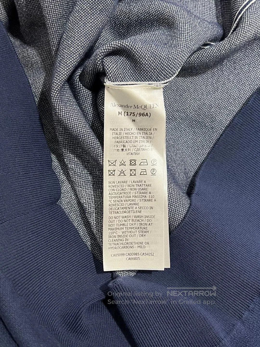 Alexander McQueen alexander mcqueen navy crew neck sweater. Size US M / EU 48-50 / 2 - 7 Thumbnail