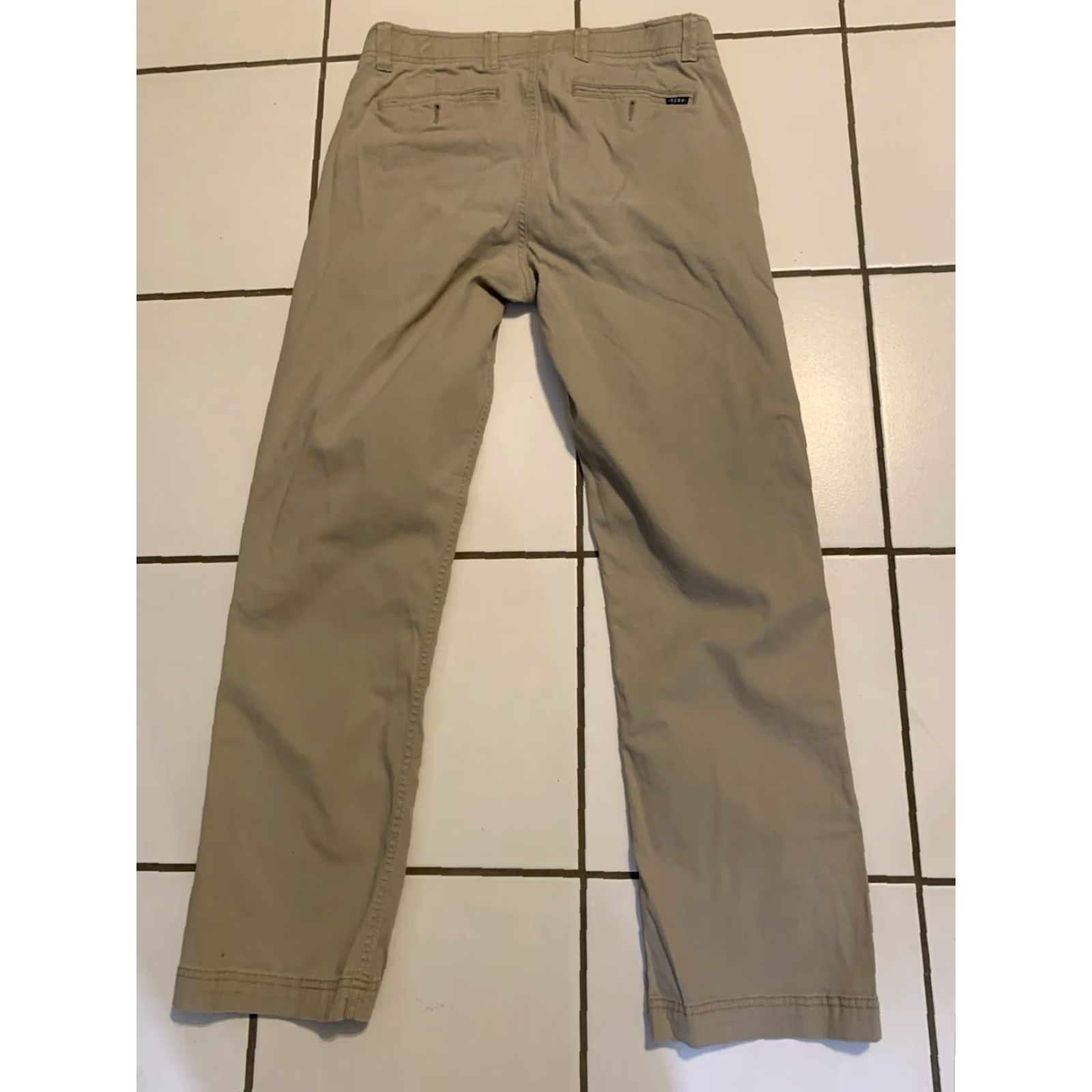 Vintage Mens Beige Chino Comfort Waist Pants 34x31 Regular Fit Rowm Size US 34 / EU 50 - 3 Thumbnail
