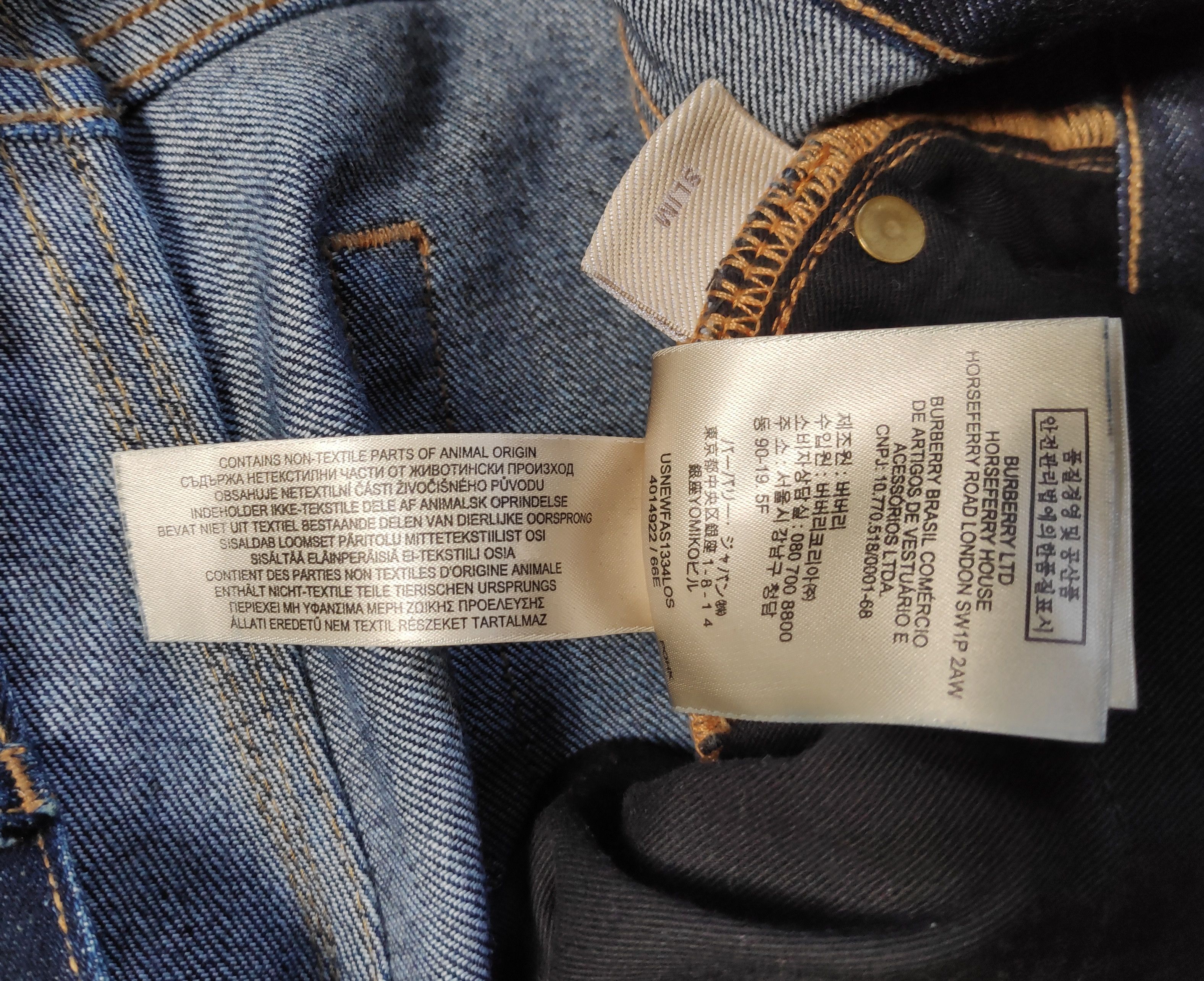 Burberry Burberry Brit Denim Jeans Slim Fit made in USA sz W36 L32 Size US 36 / EU 52 - 12 Thumbnail