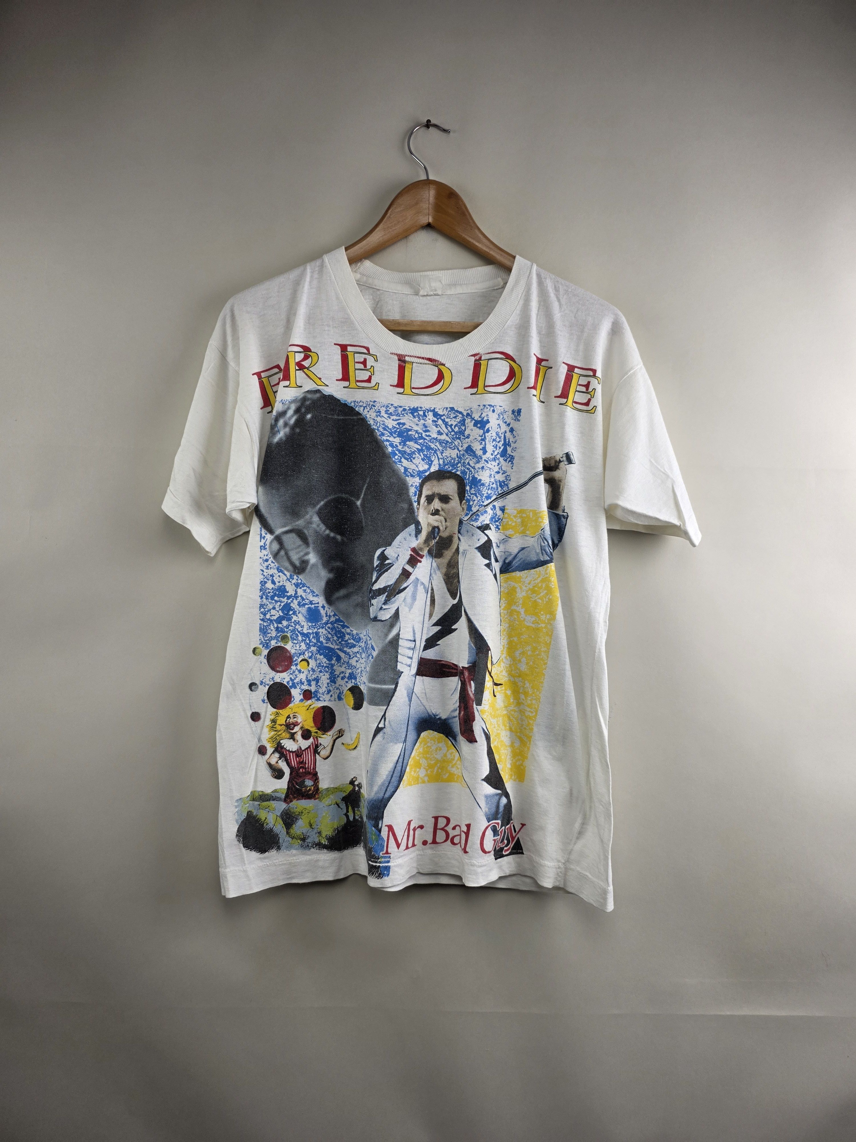 Band Tees × Vintage 90s Queen Freddie Mercury Mr. Bad Guy L 21" 26" Size US L / EU 52-54 / 3 - 10 Thumbnail