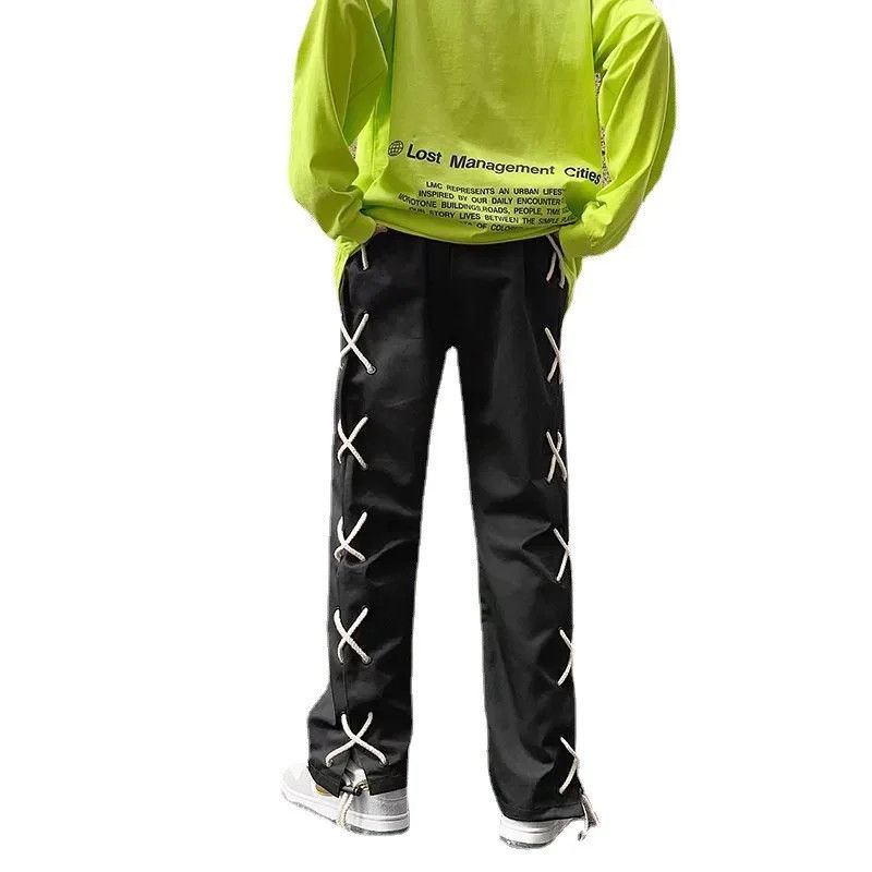 Japanese Brand × Vintage Men's Fashionable Straight-Leg Loose-Fit Casual Pants Size US 33 - 5 Thumbnail