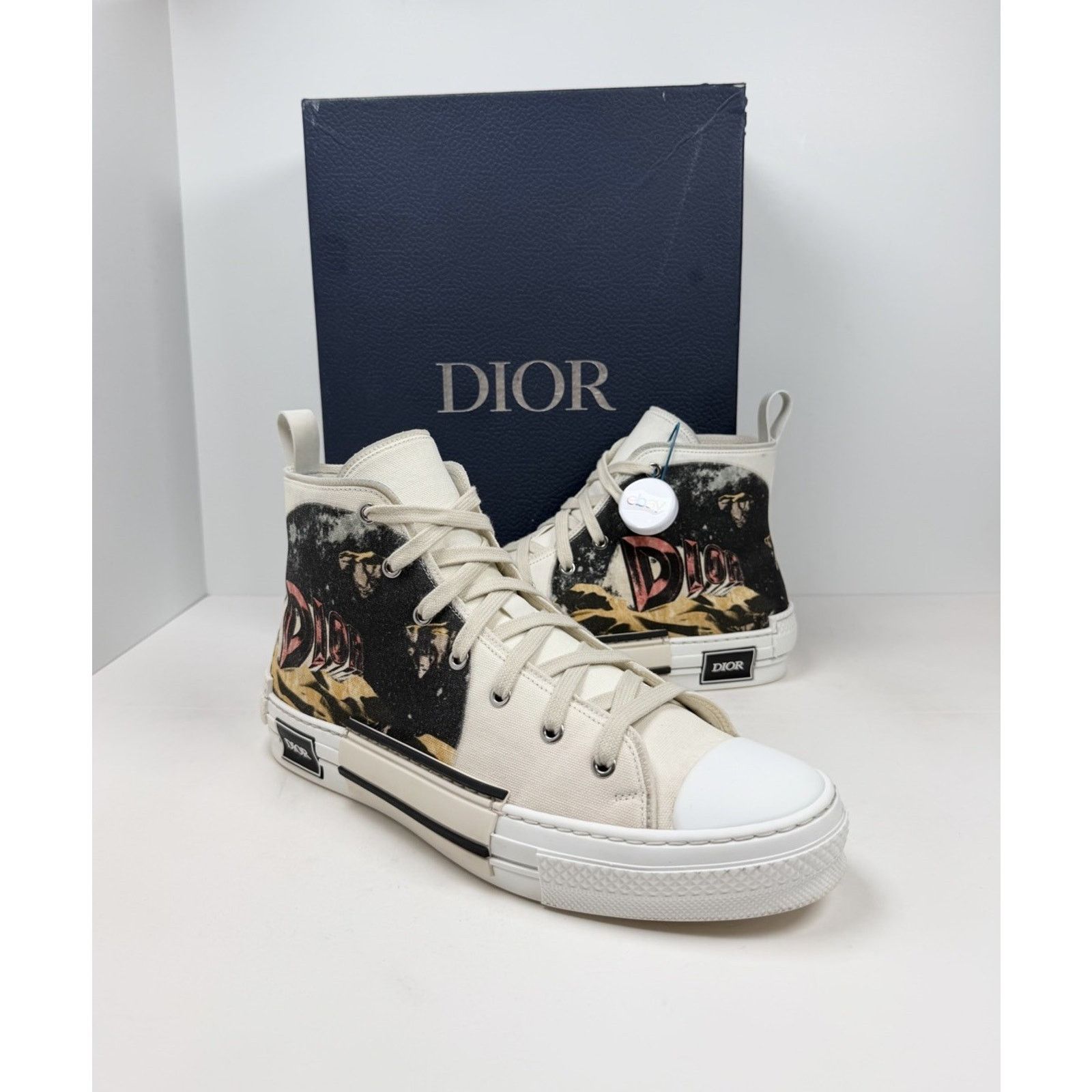 Dior Size 45EU/12US - Dior AsteroDior Canvas B23 High Size US 12 / EU 45 - 2 Thumbnail