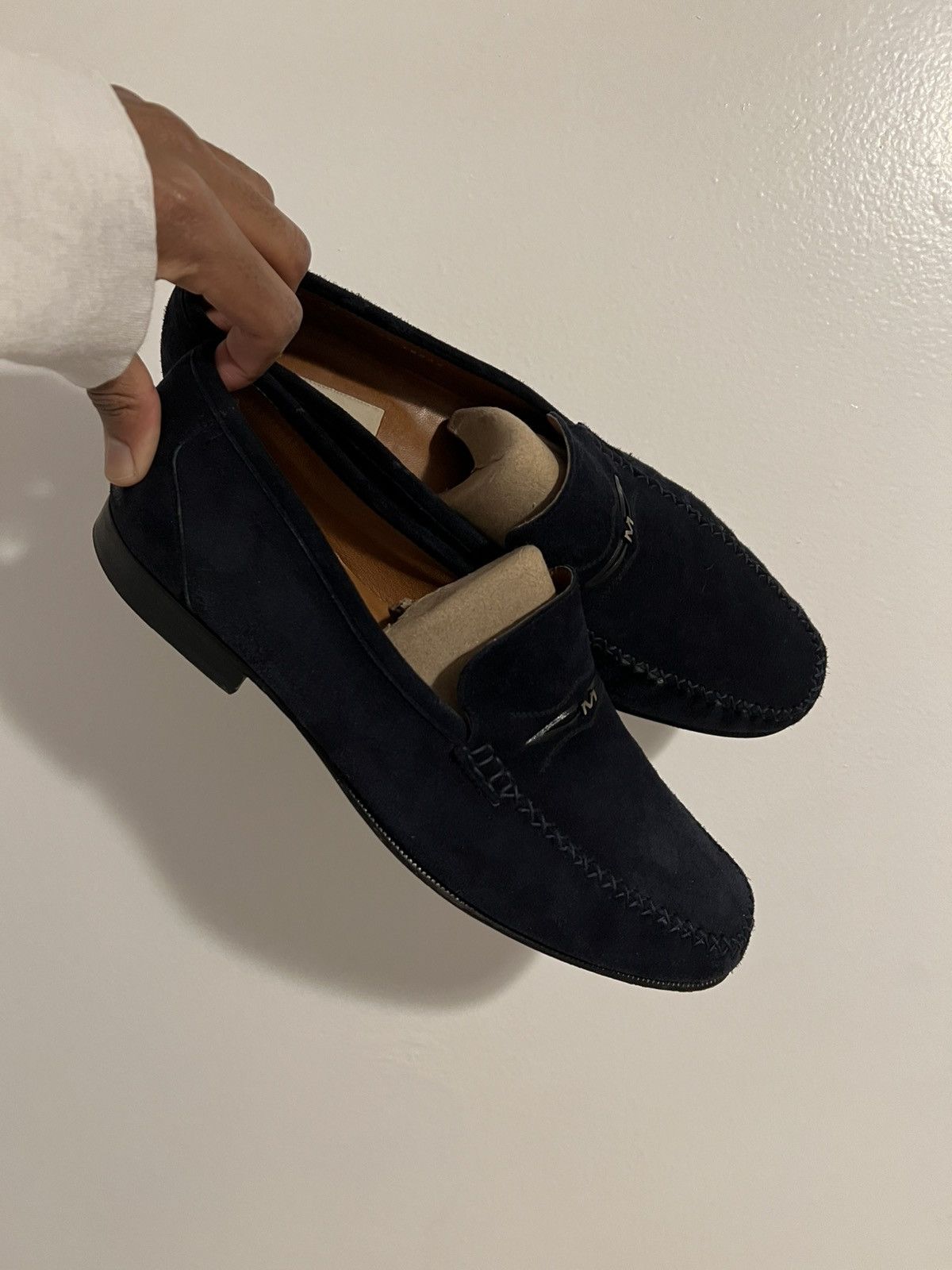90s MORESCHI オペラシューズ ローファー 8 1/2 goffa x 90s MORESCHI オペラシューズ ローファー 8 1/2 ブラック