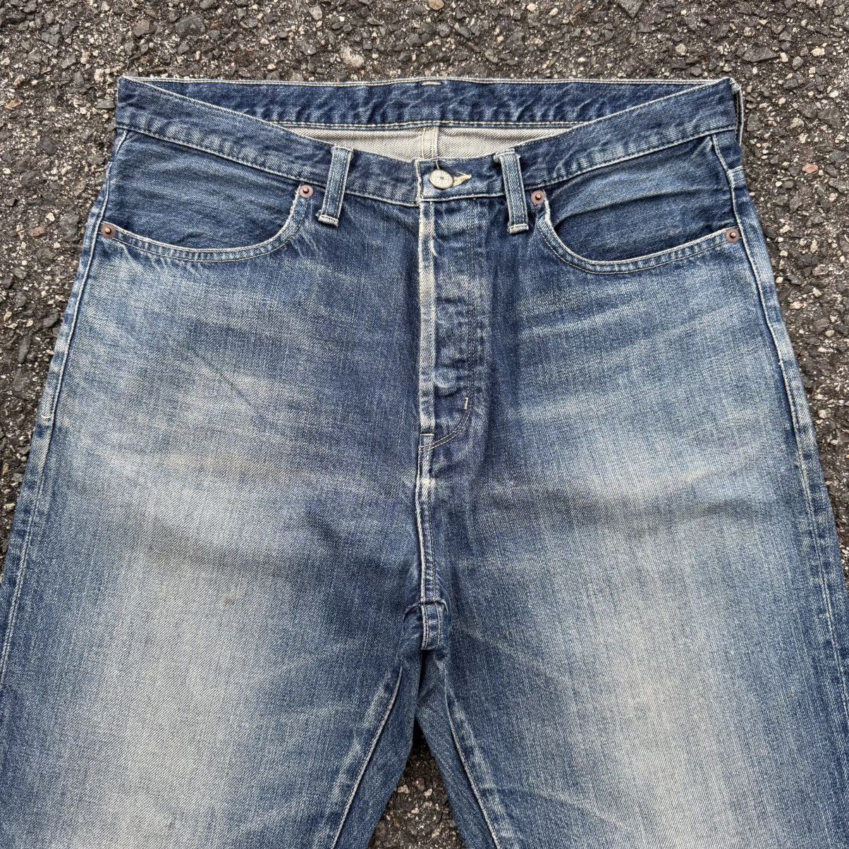Japanese Brand VINTAGE YUNAHICA BUTTON FLY DENIM RIPPEP JEANS PANT Size US 33 - 4 Thumbnail