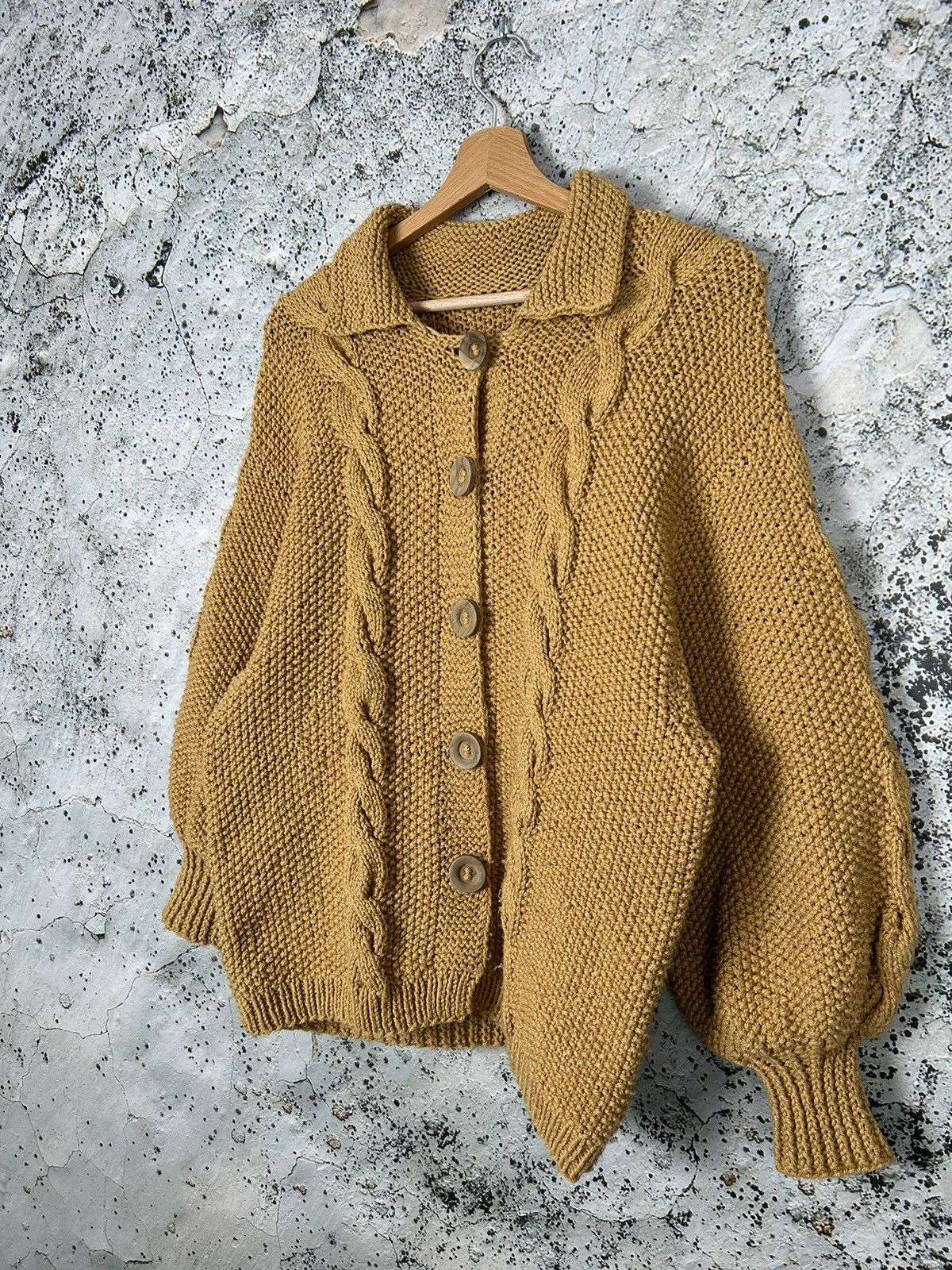 Vintage Vintage Cardigan Knitted Sweater Handmade 90s Grunge Skate Size US M / EU 48-50 / 2 - 2 Thumbnail