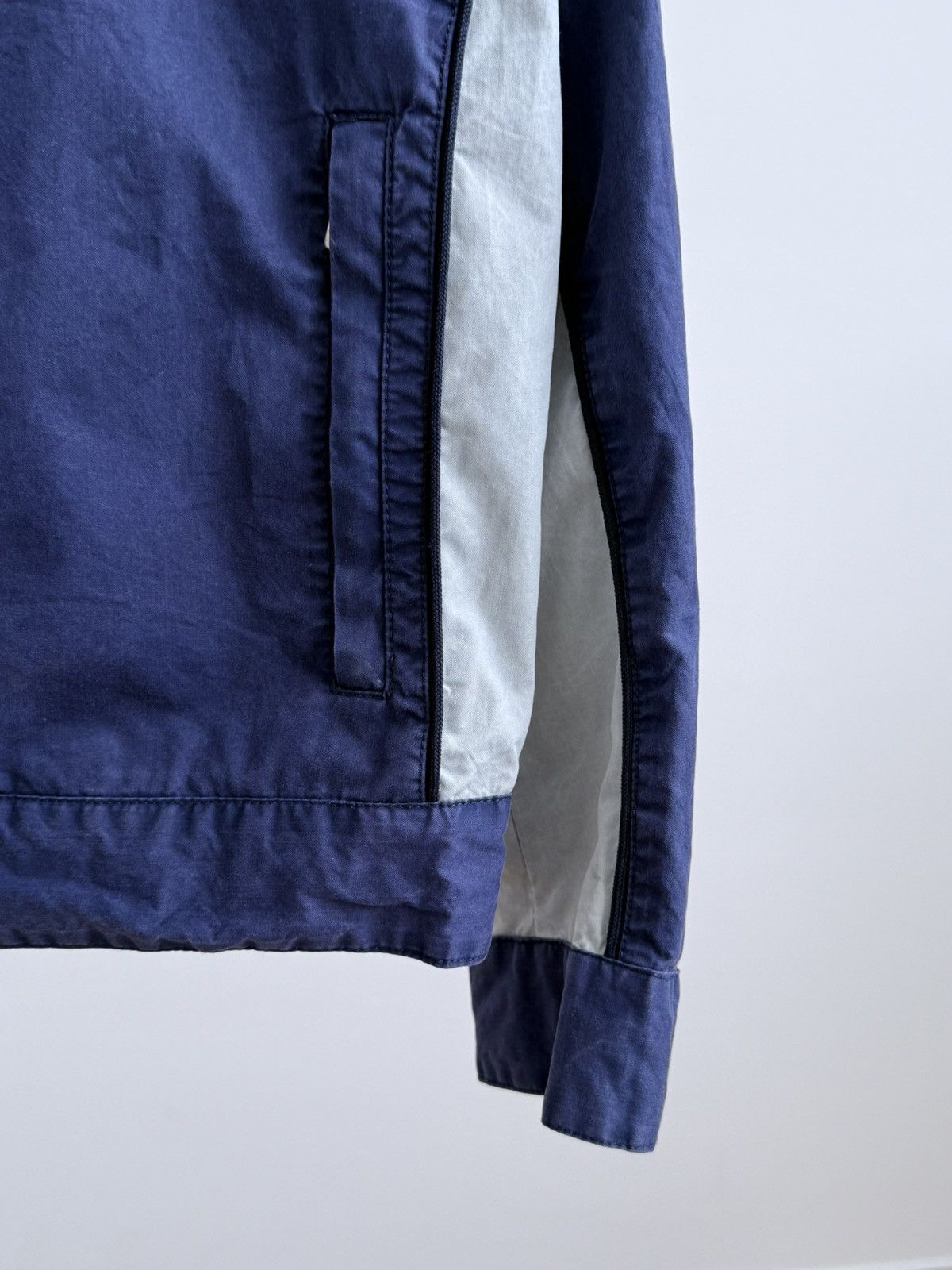 Versace 2000s Versace Blue Cotton Zip Jacket Size US XL / EU 56 / 4 - 13 Thumbnail
