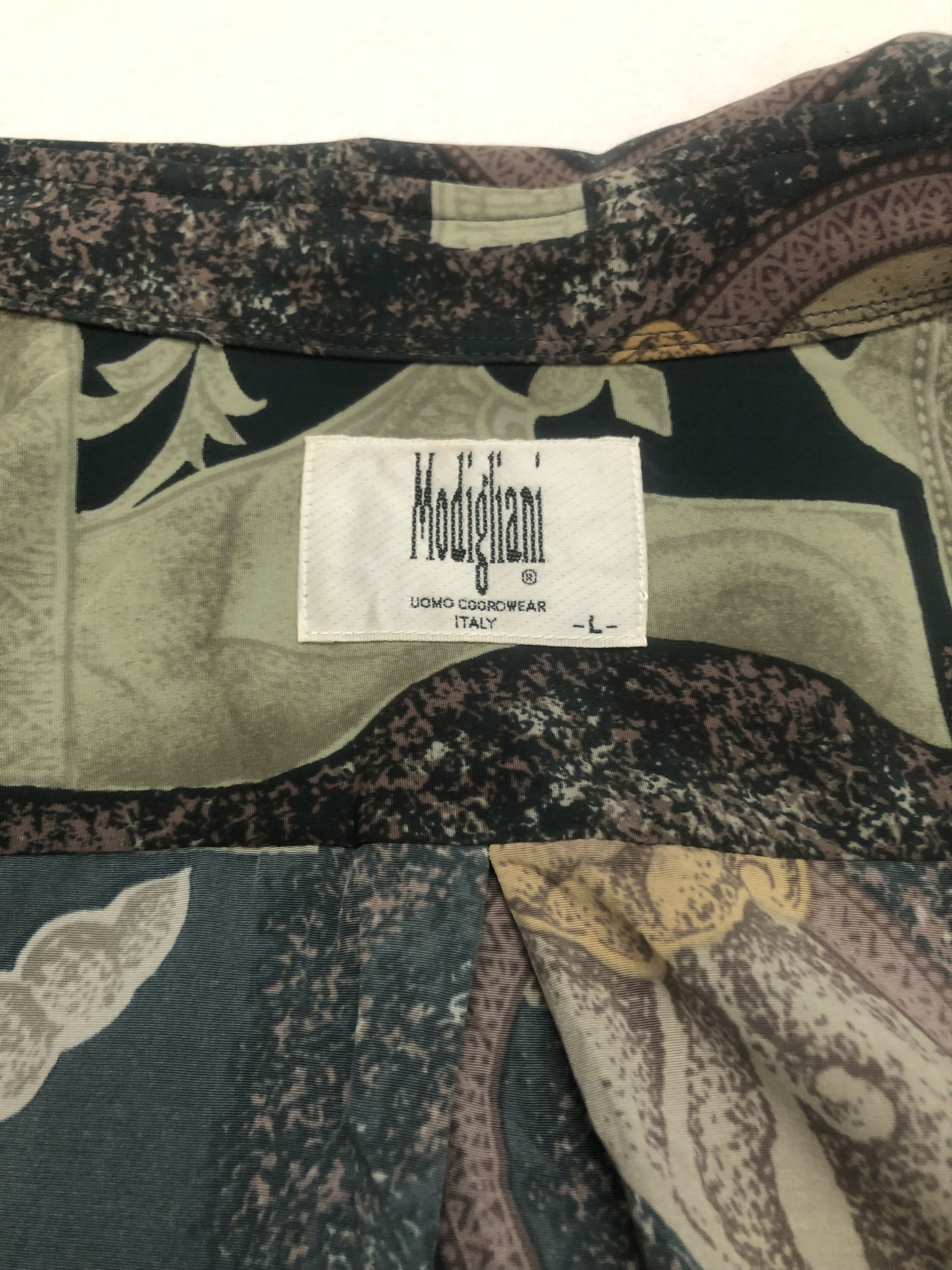 Vintage Vintage Italian Designer Modigliani Shirt Size US L / EU 52-54 / 3 - 5 Thumbnail