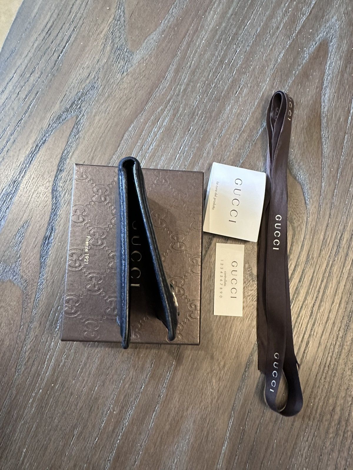 Gucci Gucci Bifold Leather Wallet Size ONE SIZE - 5 Thumbnail