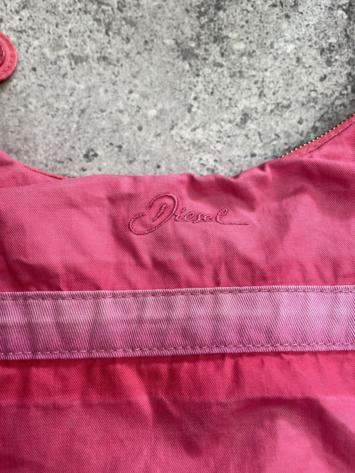 Diesel Vintage Dieslel Bag Y2K Sling bag Messenger Pink 00s Size ONE SIZE - 4 Thumbnail