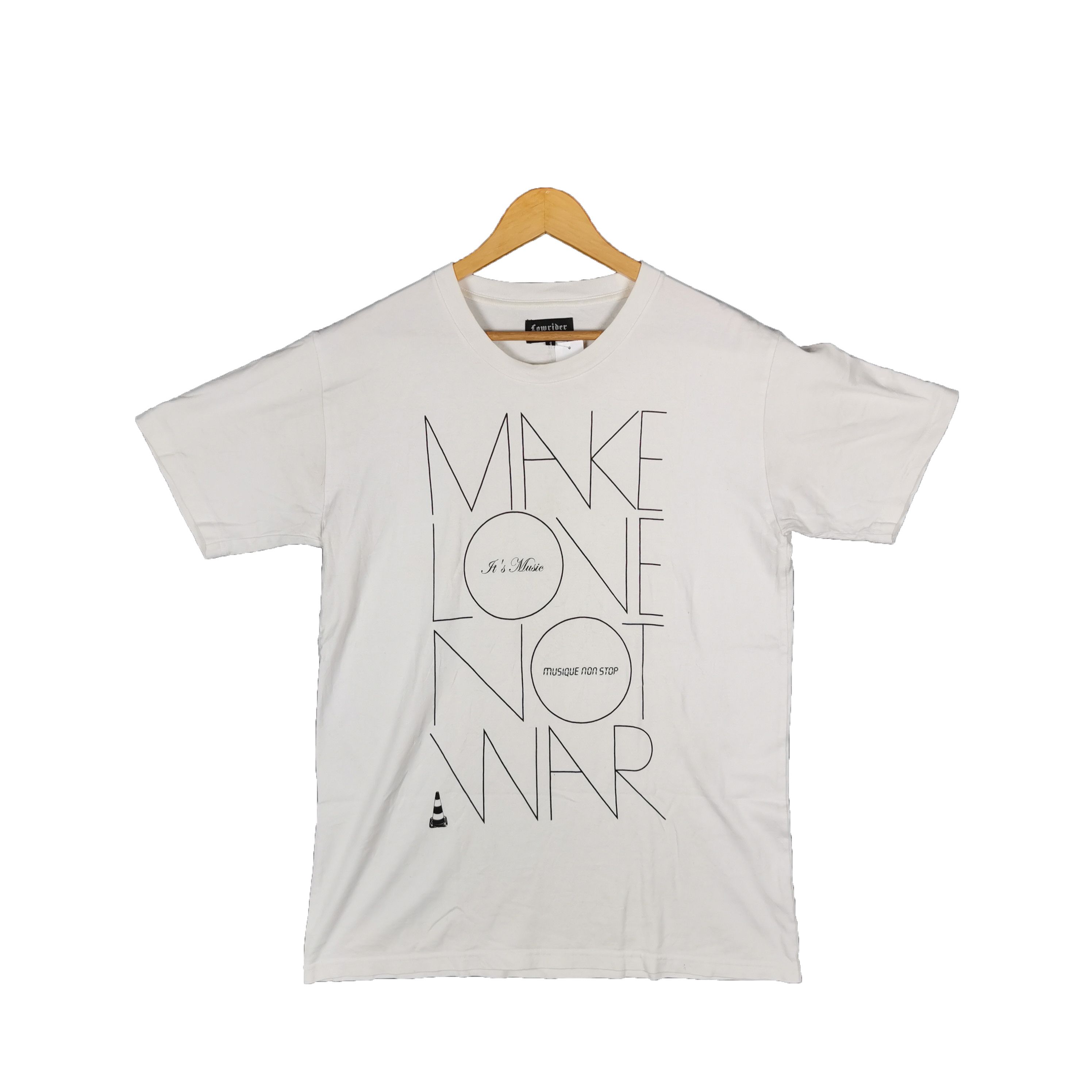 Japanese Brand Make Love Not War Streetwear T-Shirt Art Crewneck Tee Size US M / EU 48-50 / 2 - 1 Thumbnail