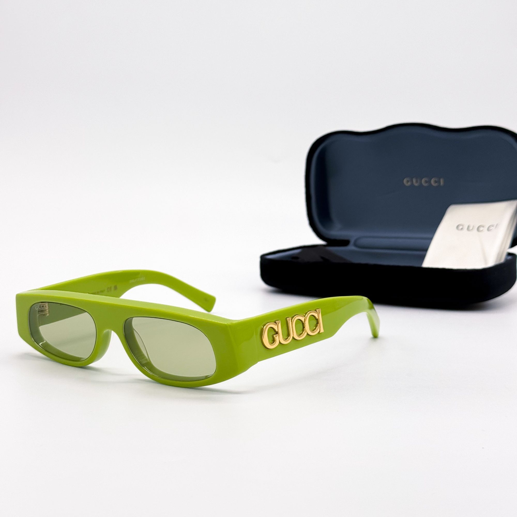 Gucci NEW GUCCI SUNGLASSES GG1771S 009 GREEN GUCCI EYEWEAR Size ONE SIZE - 1 Thumbnail
