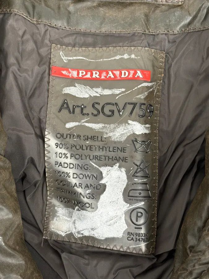 Prada 2000s Prada Brown Effect Puffer Jacket Size US M / EU 48-50 / 2 - 11 Thumbnail