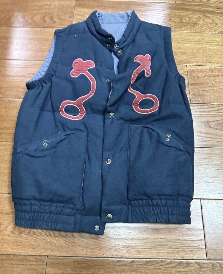 image of Visvim 13Aw Insulator Down Vest in Blue, Men's (Size Medium)